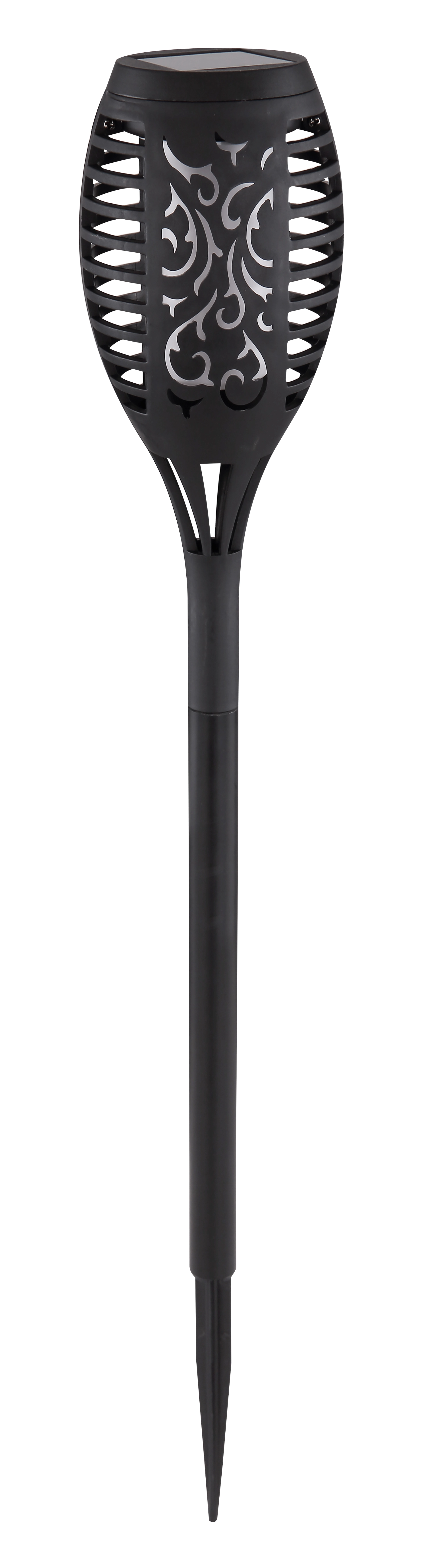 SOLARLEUCHTE KUNSTSTOFF SCHWARZ, 12XLED