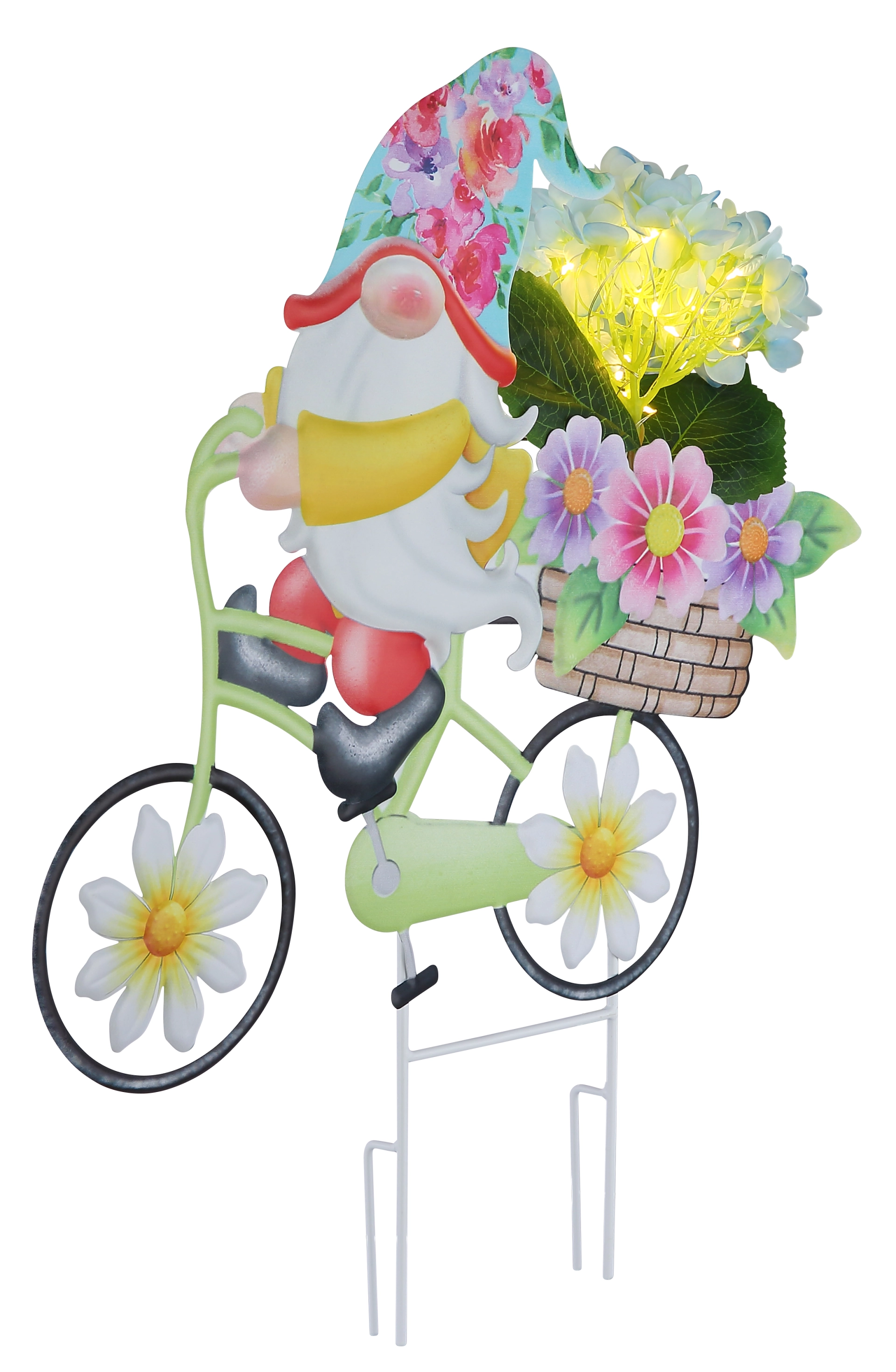 SOLARLEUCHTE METALL BUNT, 20XLED