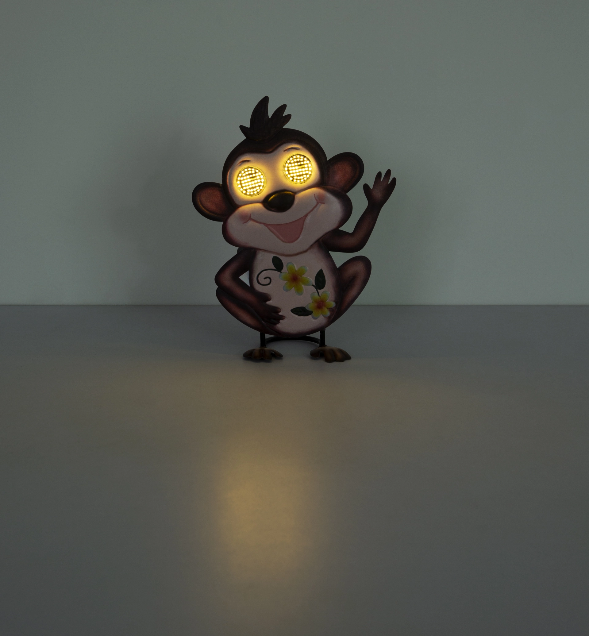 SOLARLEUCHTE METALL BRAUN, 104XLED