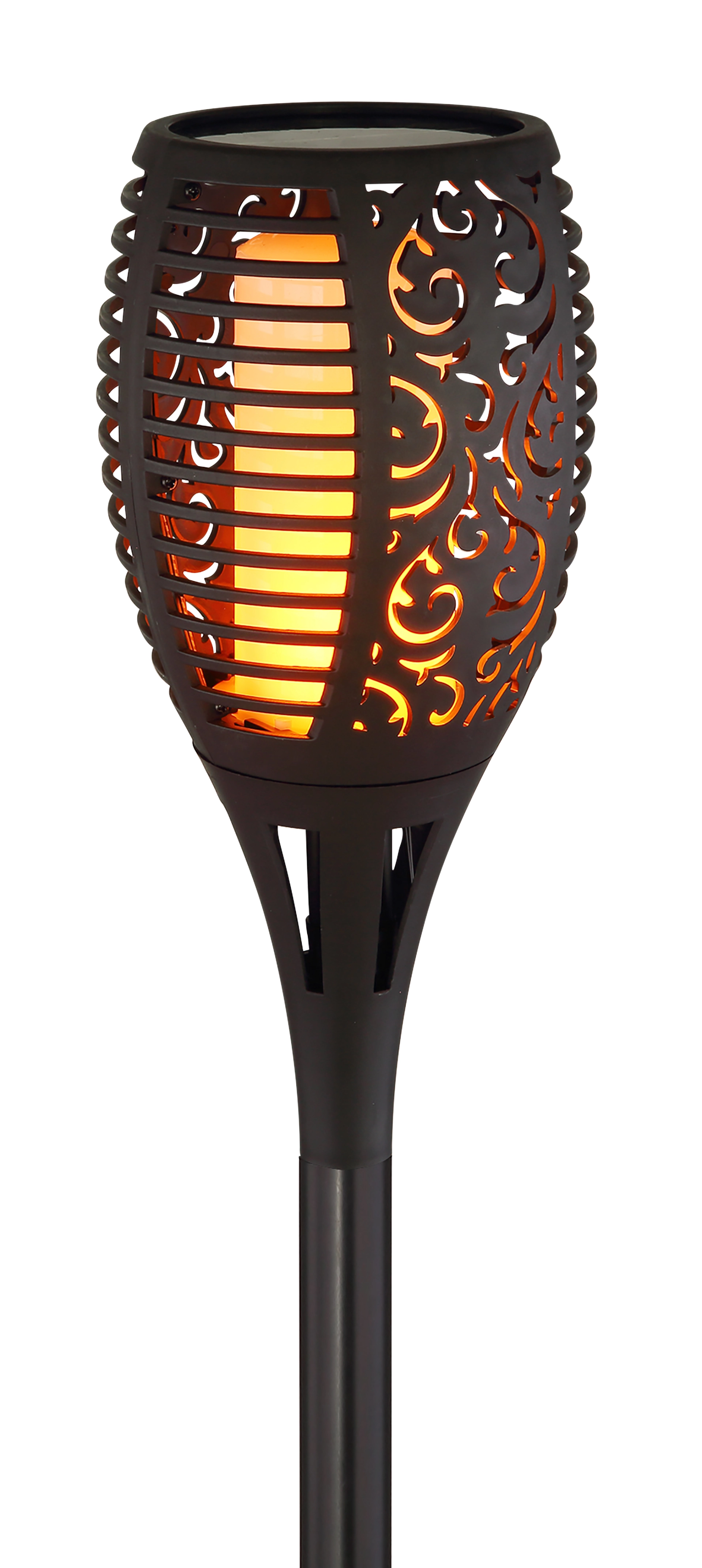 SOLARLEUCHTE KUNSTSTOFF SCHWARZ, 54XLED