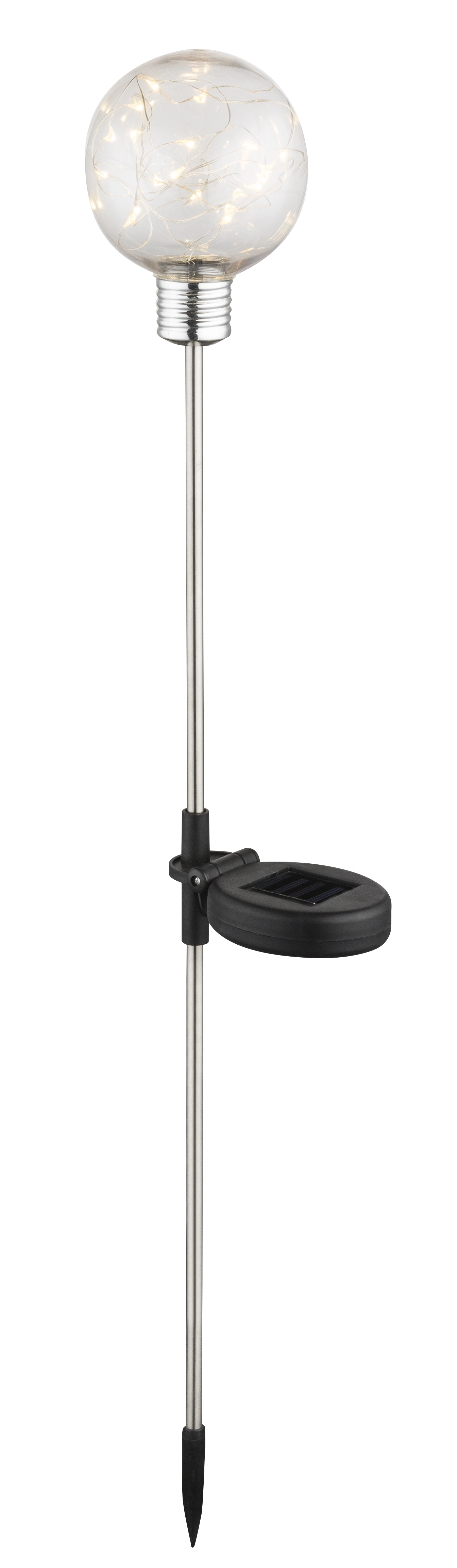 SOLARLEUCHTE EDELSTAHL, 20XLED