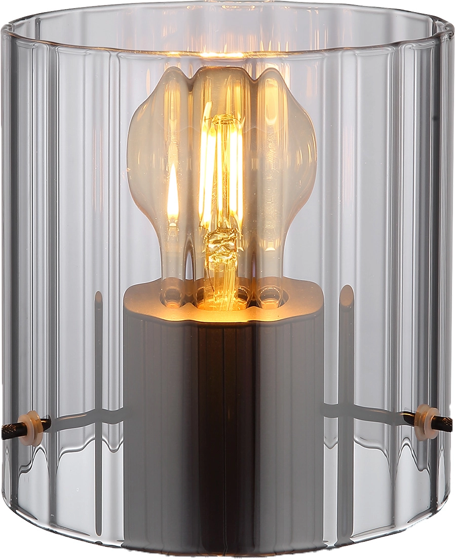 ERSATZGLAS RAUCHFARBEN, D:18CM H:20CM