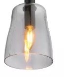 ERSATZGLAS RAUCHFARBEN, DURCHMESSER 14,5CM