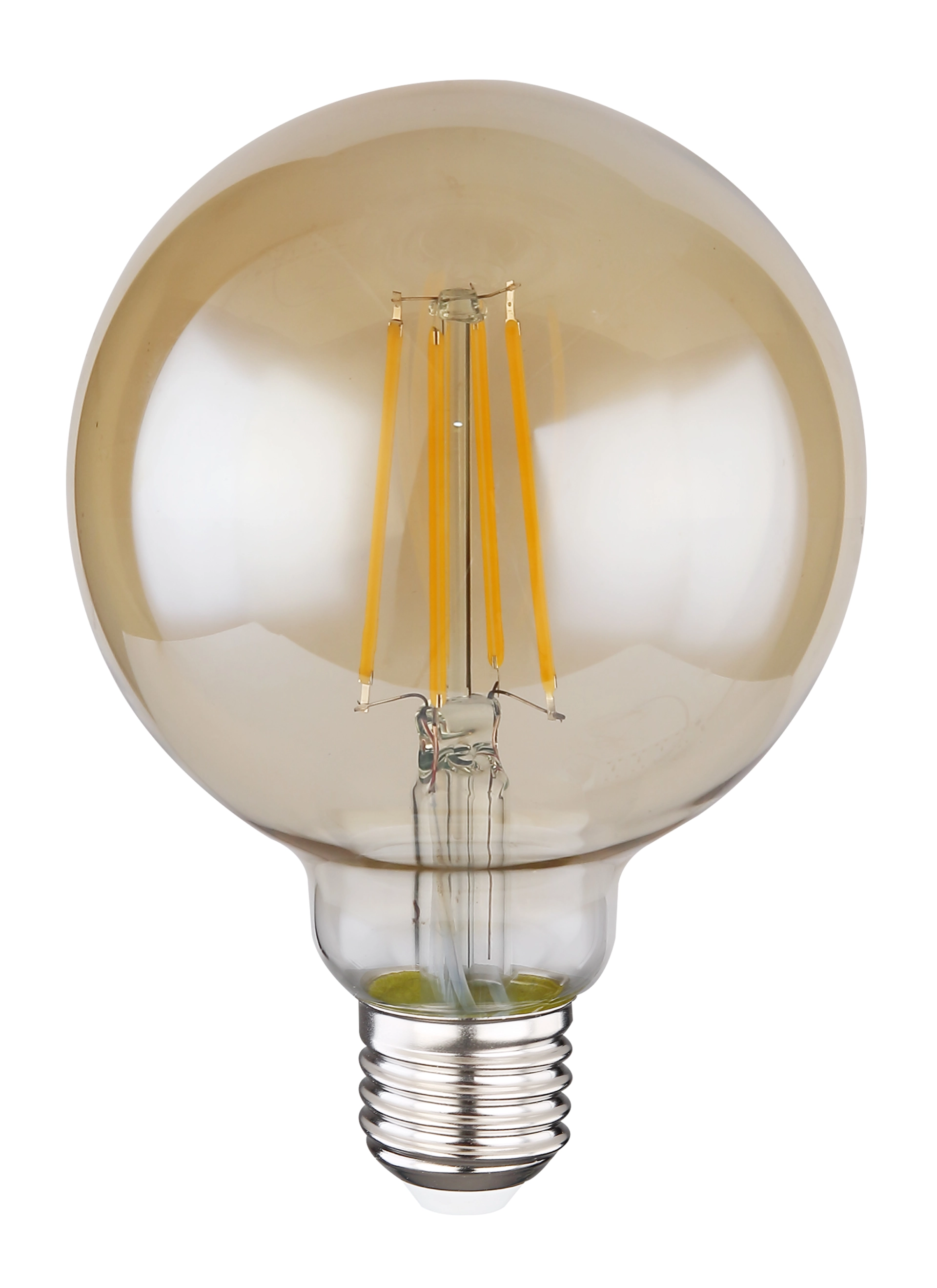 LED LEUCHTMITTEL GLAS AMBER, 1XE27 LED