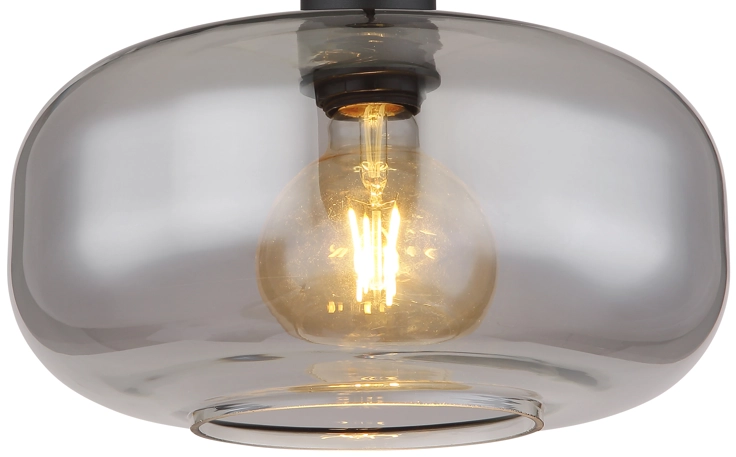 ERSATZGLAS RAUCHFARBEN, DURCHMESSER 28CM