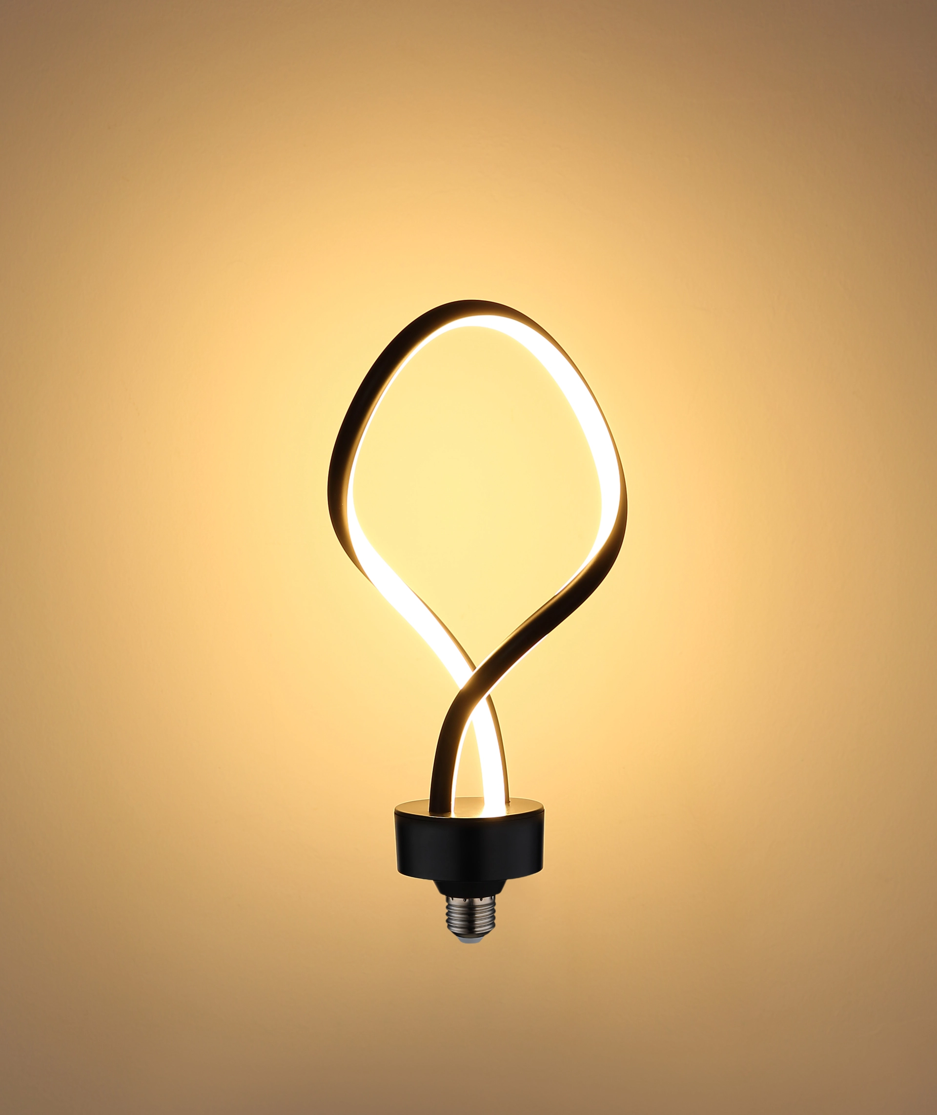 LED LEUCHTMITTEL KUNSTSTOFF SCHWARZ MATT, 1XE27 LE