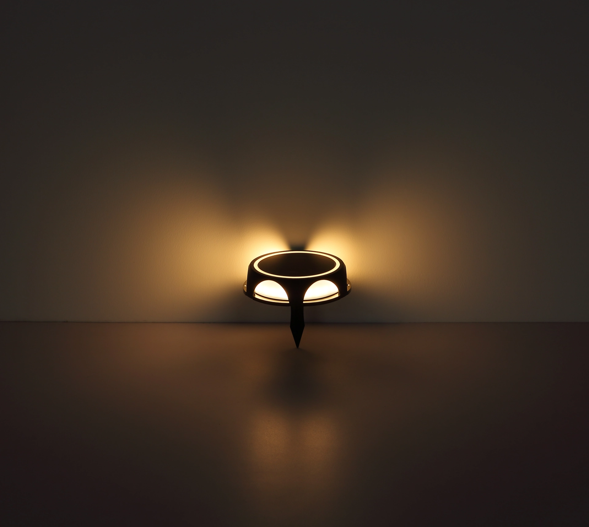 SOLARLEUCHTE ALUMINIUM DRUCKGUSS SCHWARZ MATT, 1XL