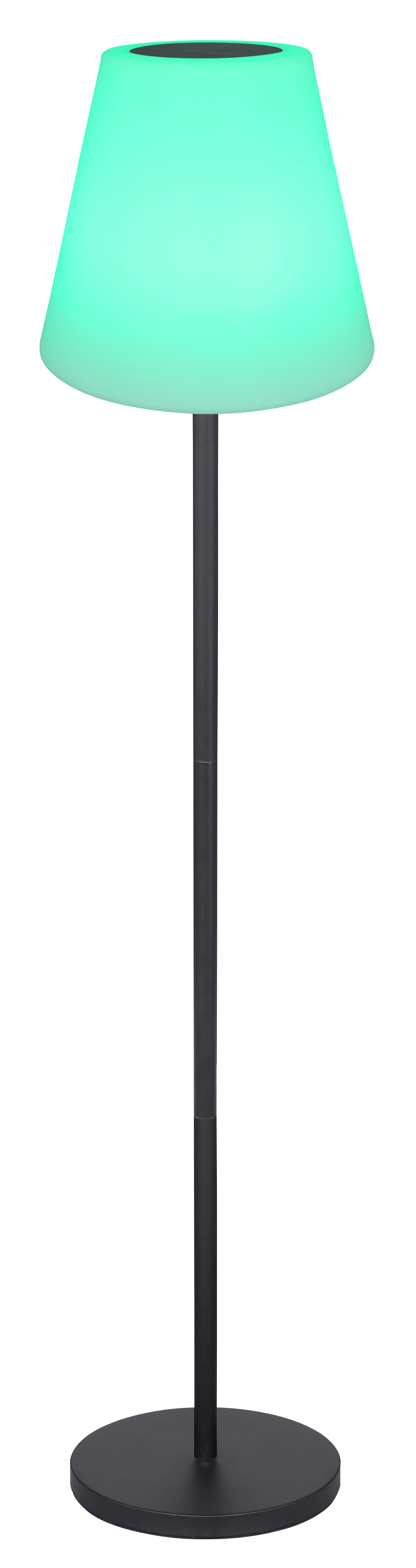 SOLARLEUCHTE METALL SCHWARZ, 1XLED