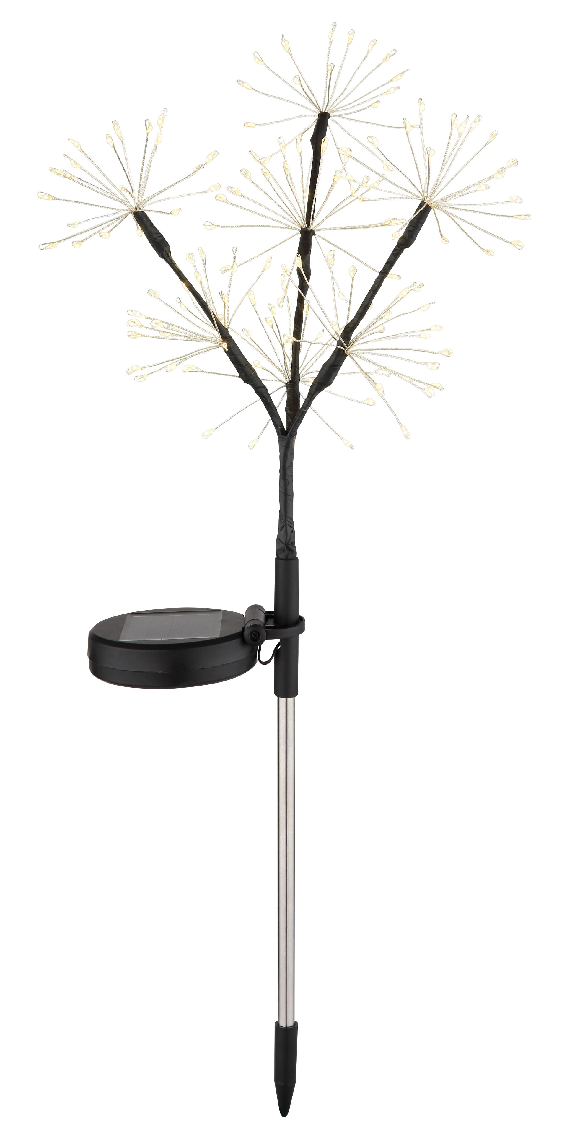 SOLARLEUCHTE EDELSTAHL, 3XLED