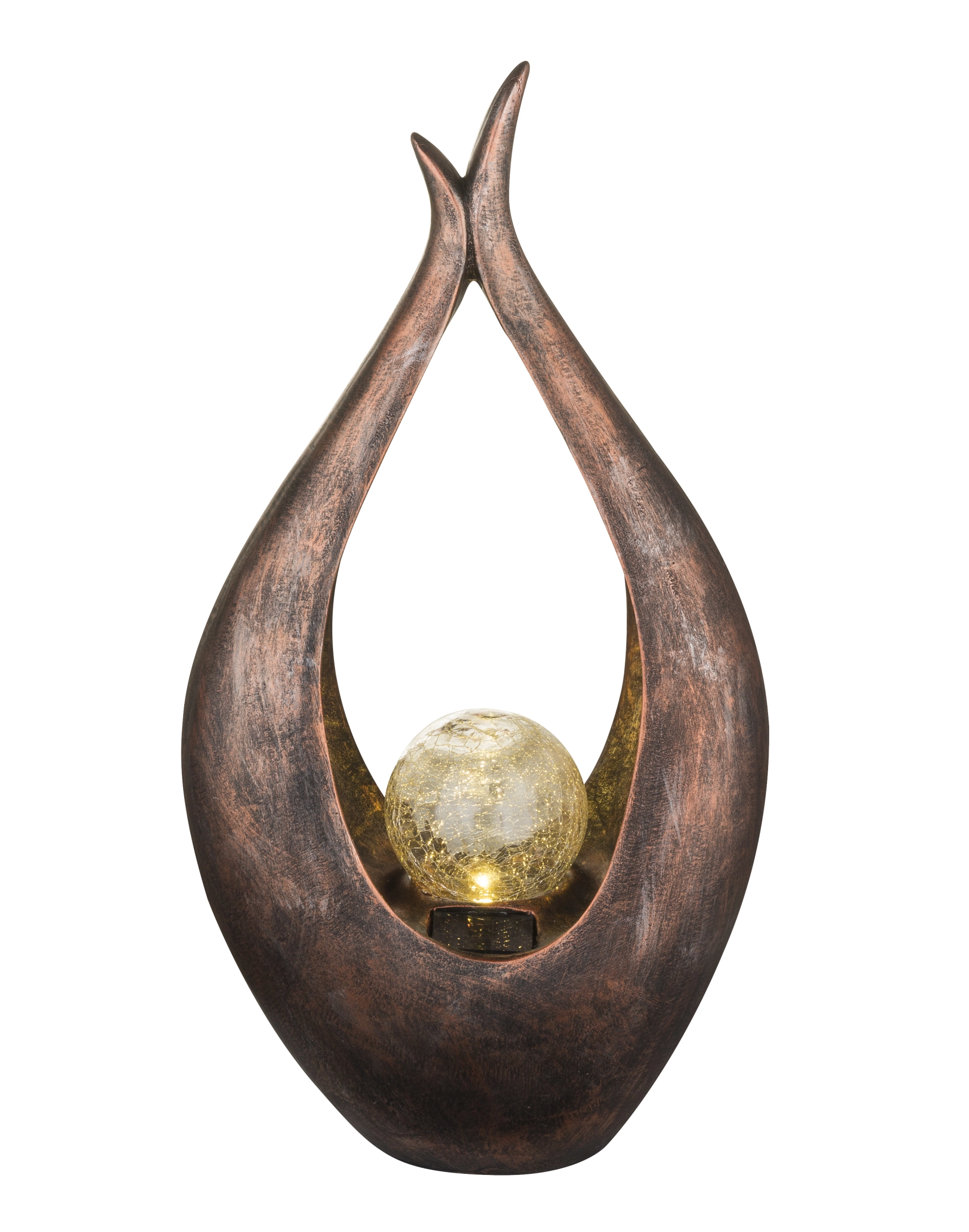 SOLARLEUCHTE KUNSTSTOFF BRONZEFARBEN, 1XLED