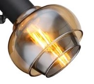 ERSATZGLAS RAUCHFARBEN, DURCHMESSER 7,5CM