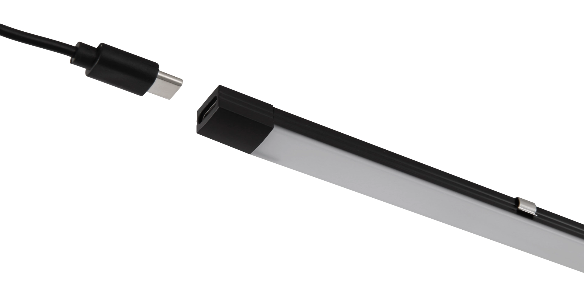LED-BAND KUNSTSTOFF SCHWARZ MATT, 1XLED