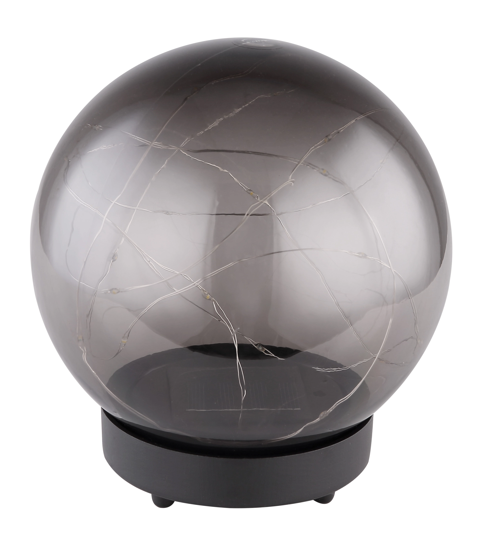 SOLARLEUCHTE KUNSTSTOFF SCHWARZ, 20XLED