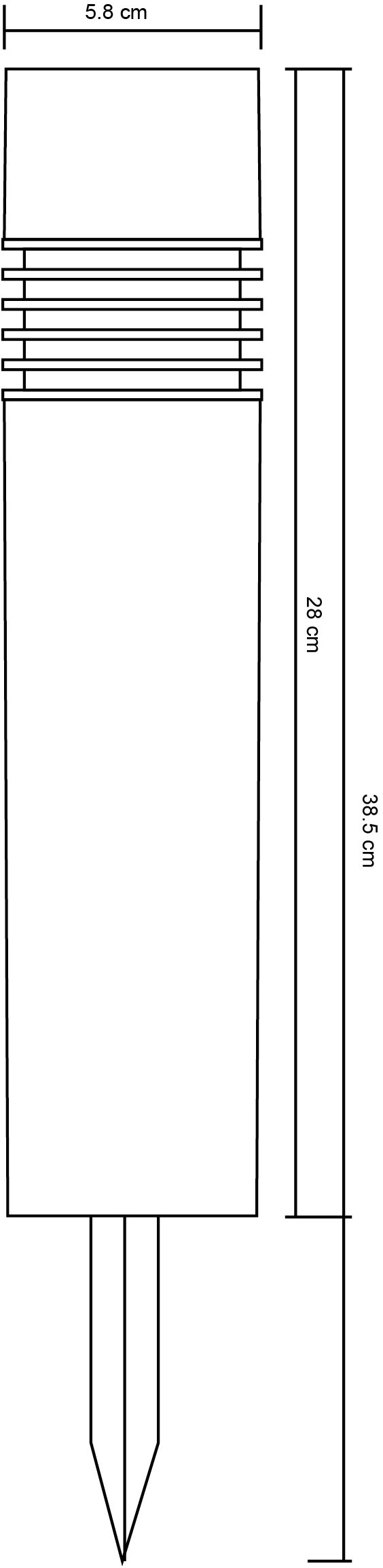 SOLARLEUCHTE KUNSTSTOFF GRAU, 1XLED