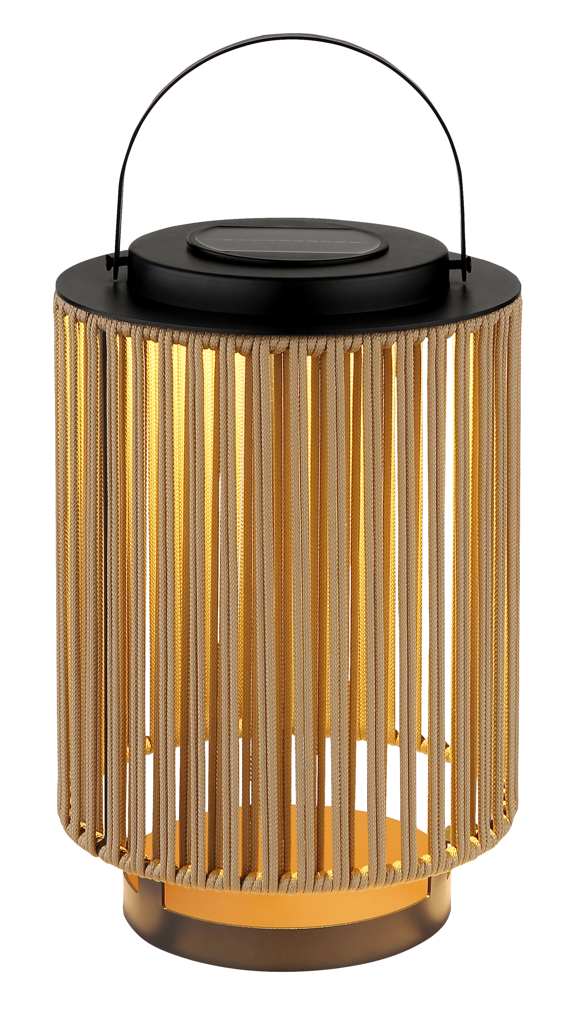 SOLARLEUCHTE METALL SCHWARZ MATT, 1XLED