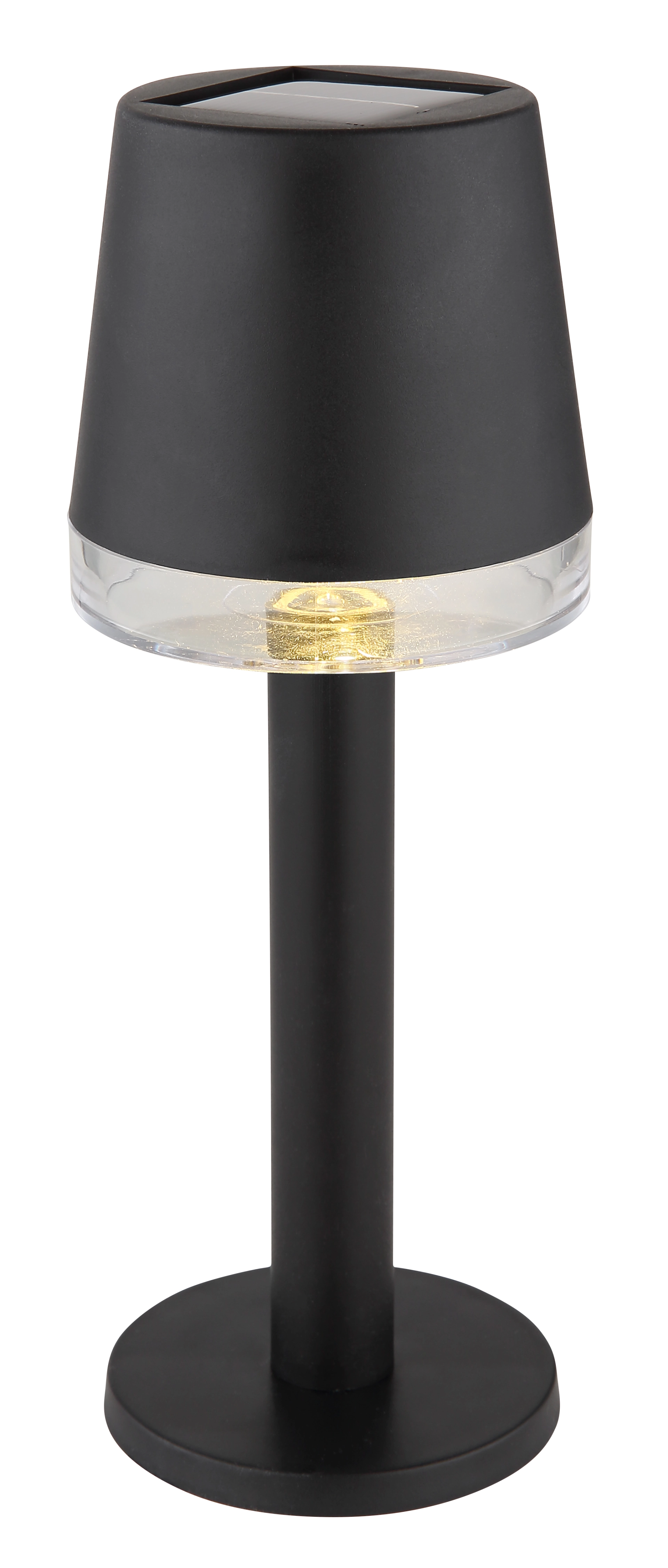 SOLARLEUCHTE KUNSTSTOFF SCHWARZ MATT, 1XLED