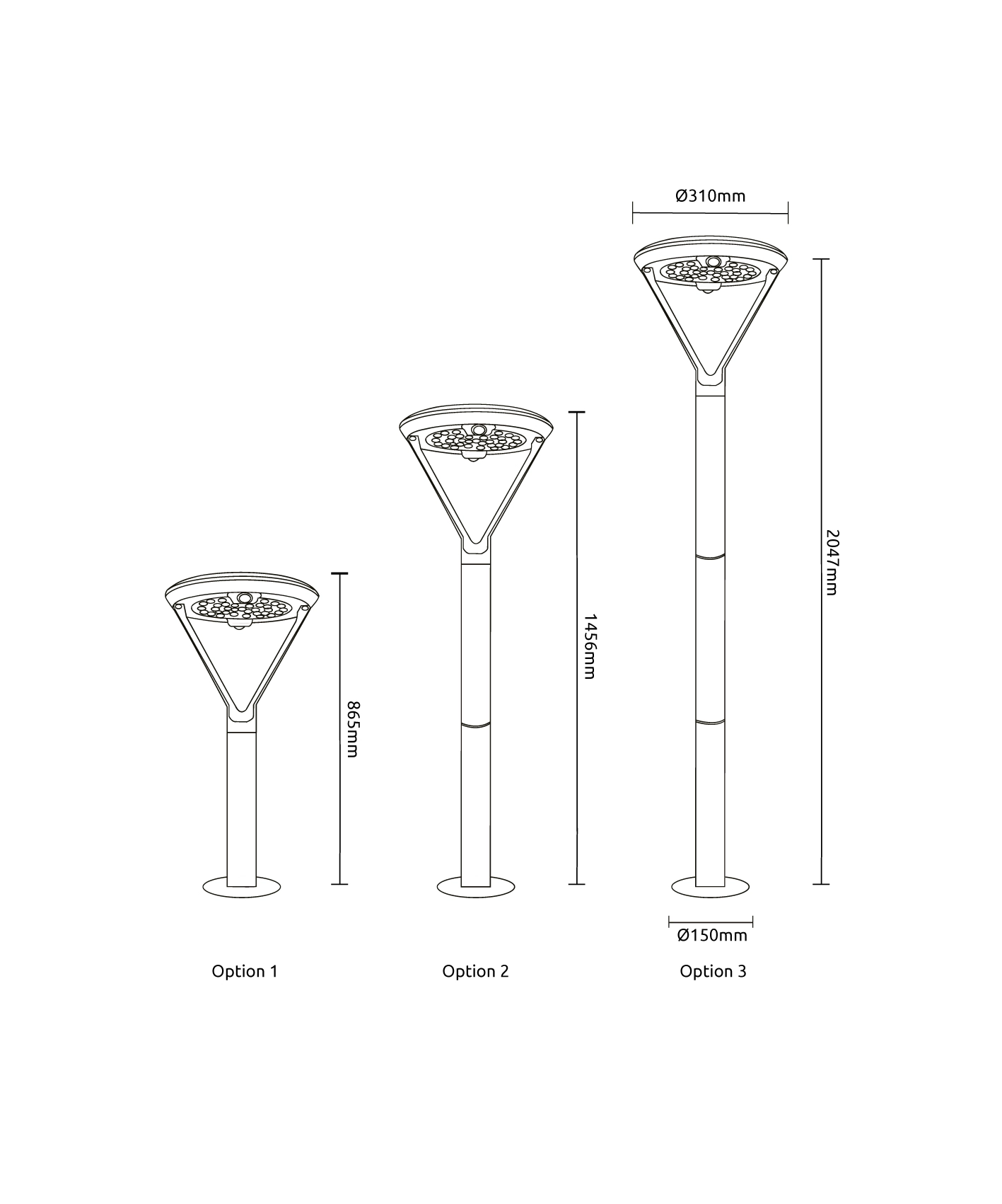 SOLARLEUCHTE ALUMINIUM DRUCKGUSS GRAU, 1XLED
