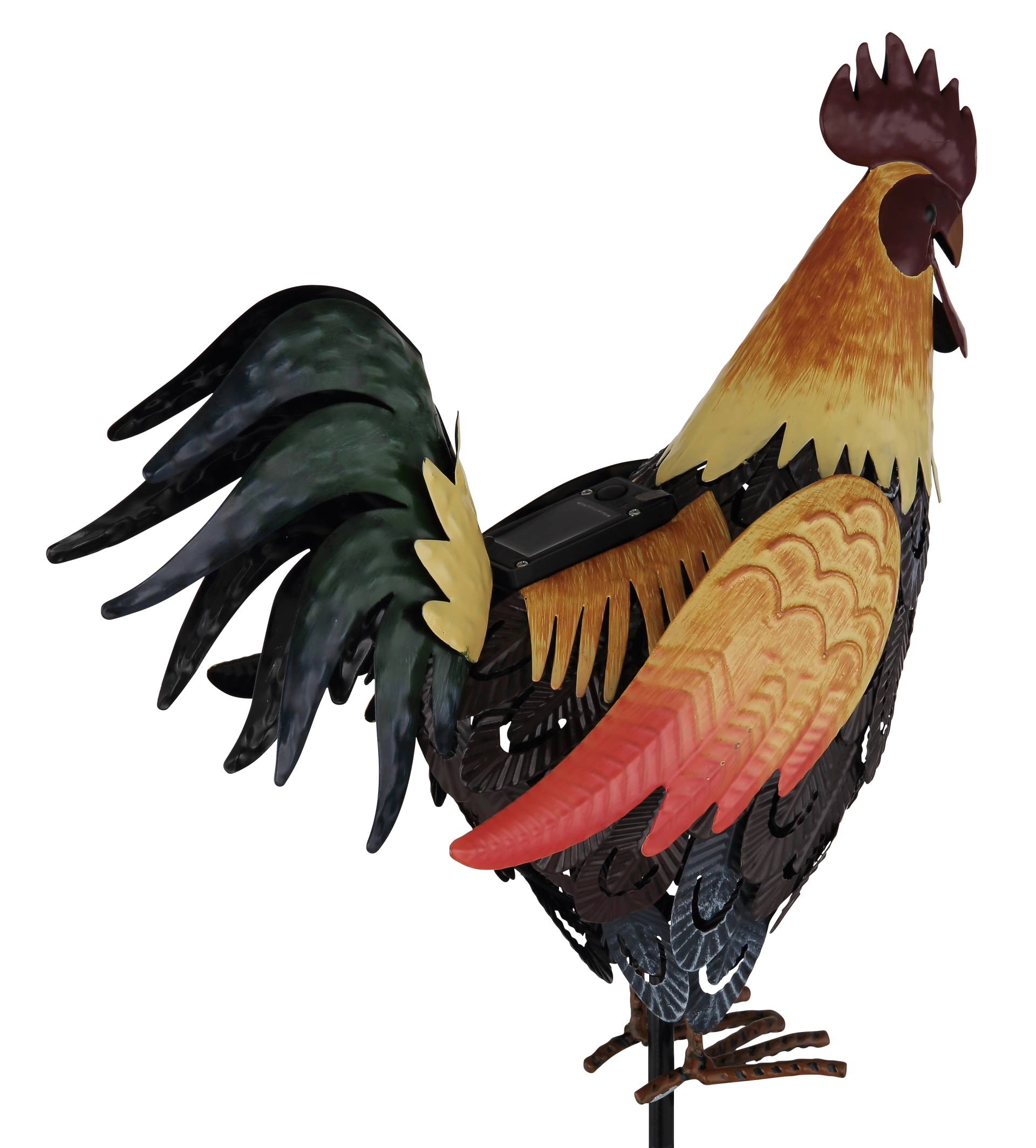 SOLARLEUCHTE METALL BRAUN, 1XLED