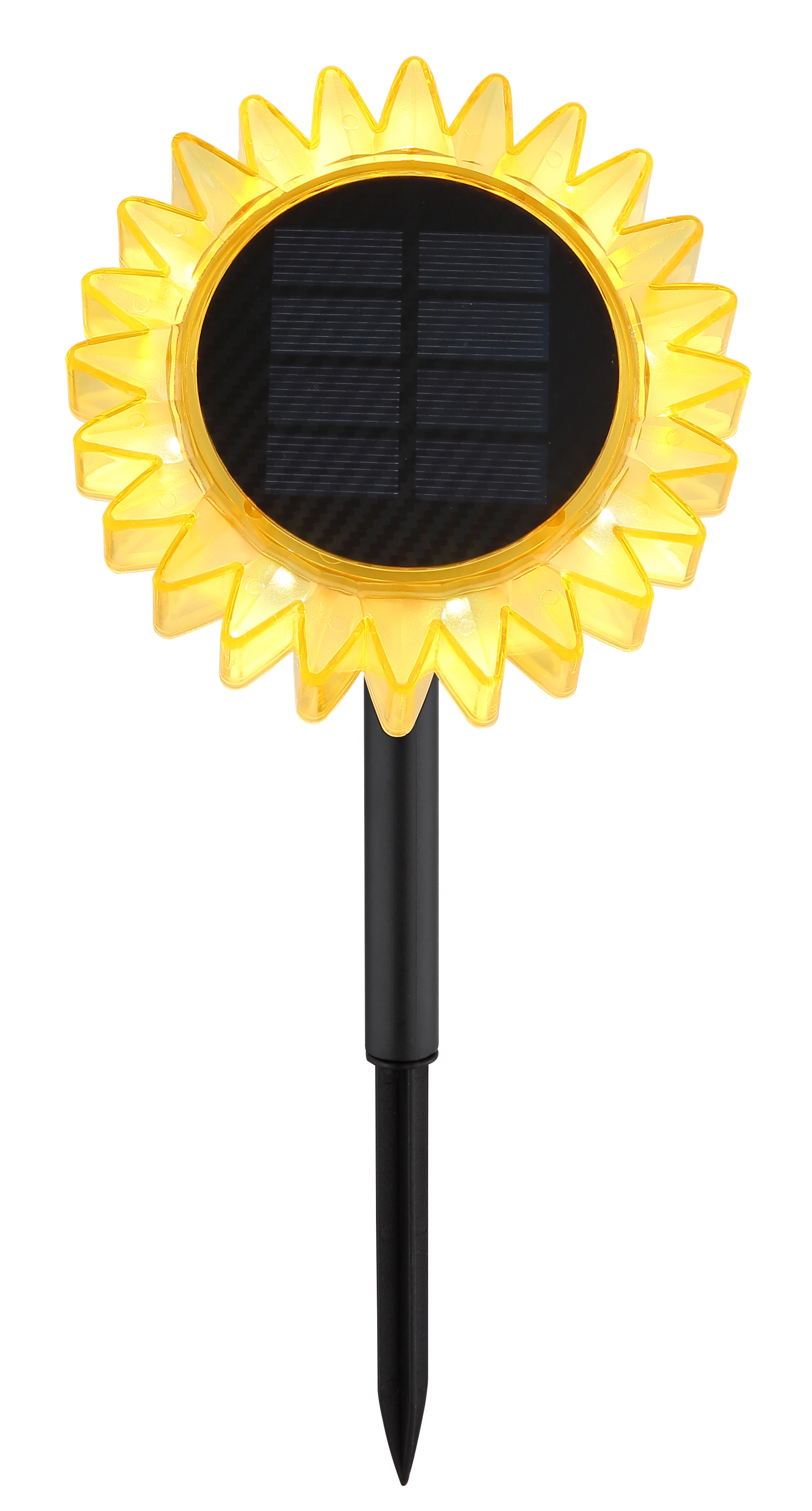 SOLARLEUCHTE KUNSTSTOFF SCHWARZ MATT, 8XLED