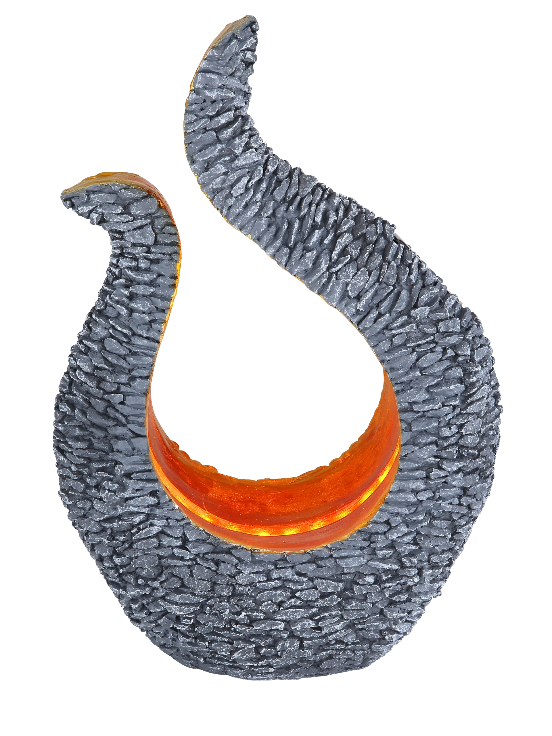 SOLARLEUCHTE KUNSTSTOFF STEINGRAU, 28XLED