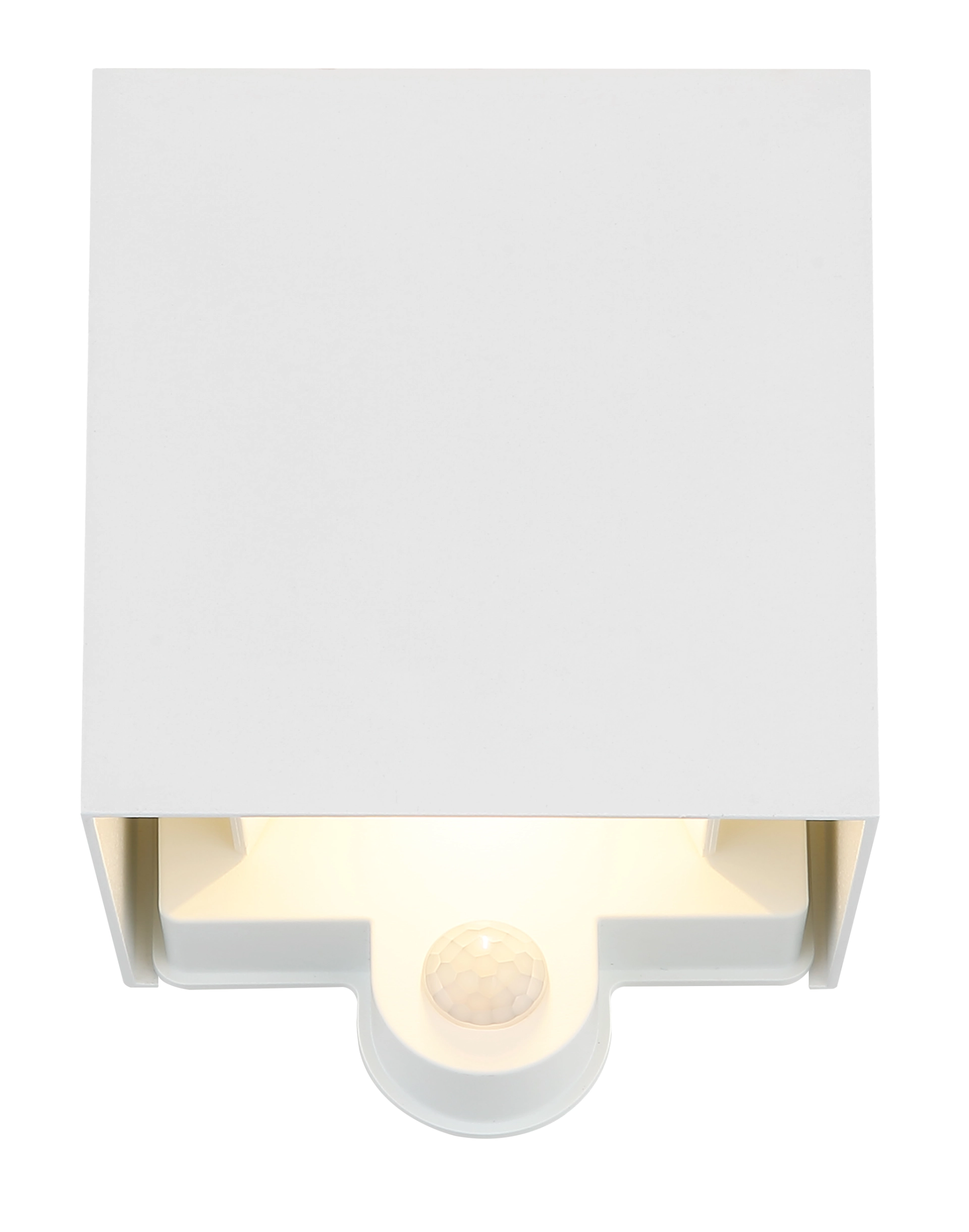 Außenleuchte VERONIKA aus Aluminium-Druckguss, weiß, mit Sensor, hochwertige Außenbeleuchtung von Globo