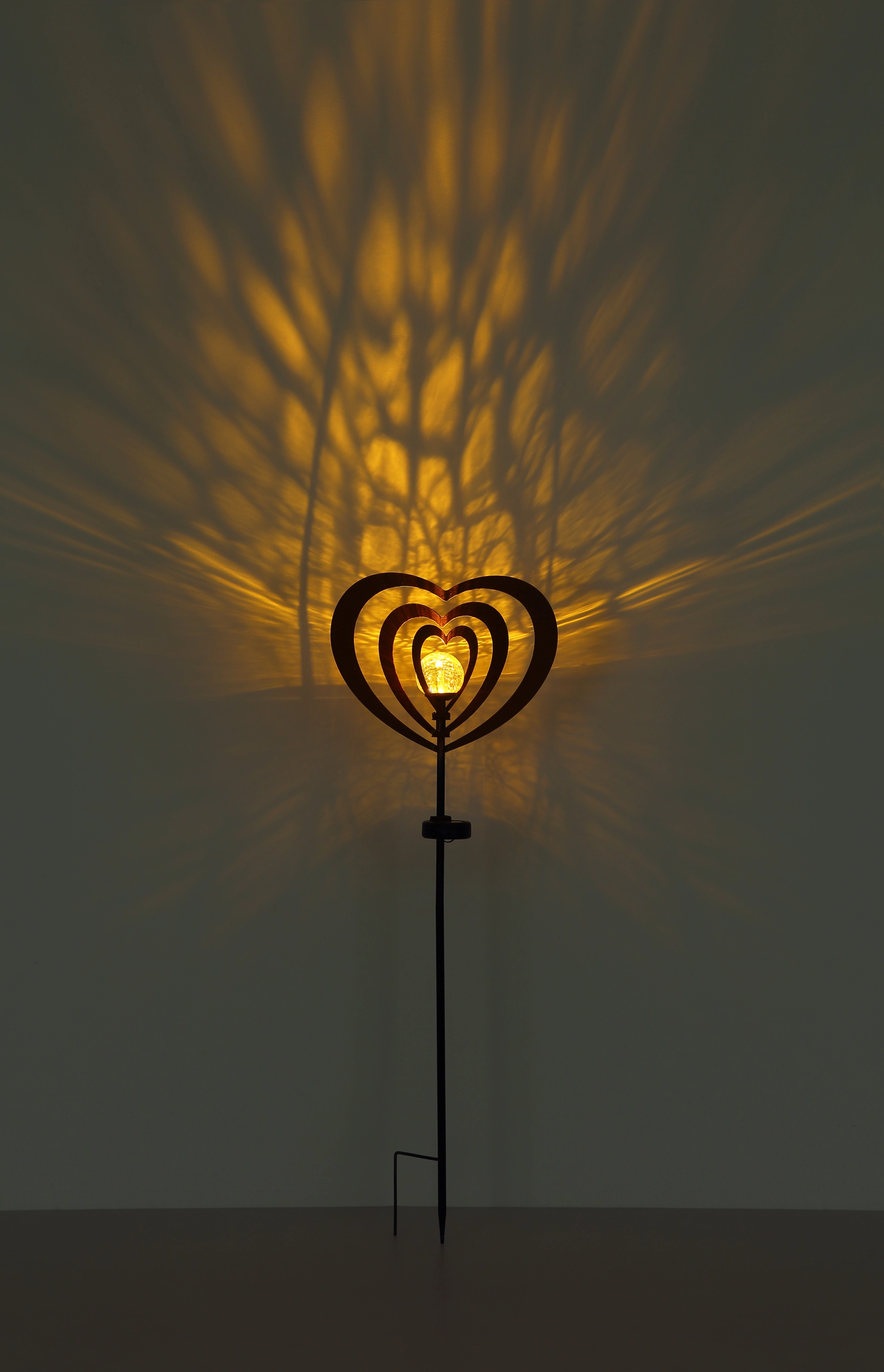 SOLARLEUCHTE METALL ROSTFARBEN, 1XLED