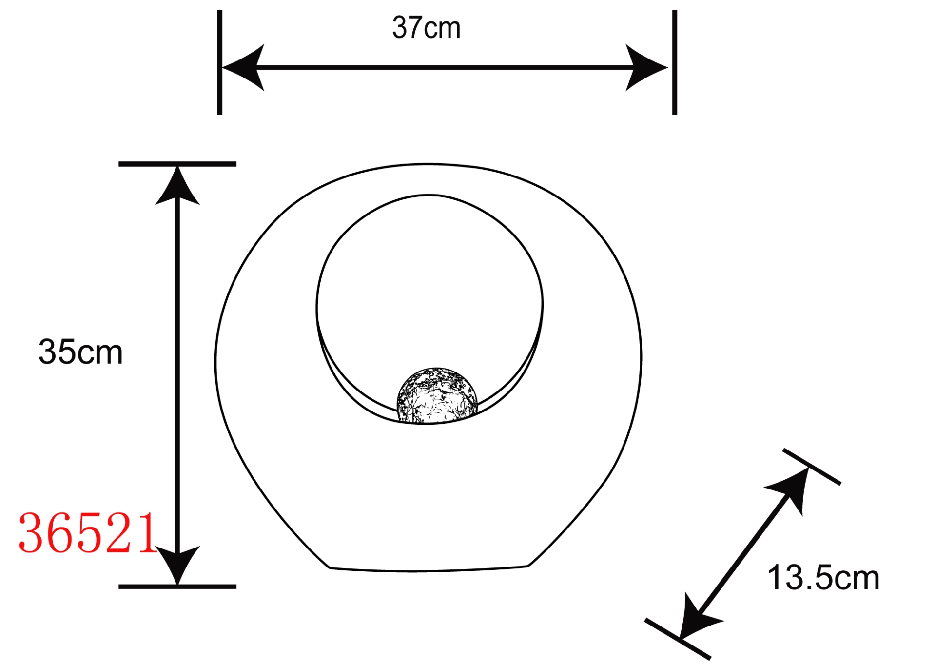 SOLARLEUCHTE METALL MESSINGFARBEN, 1XLED