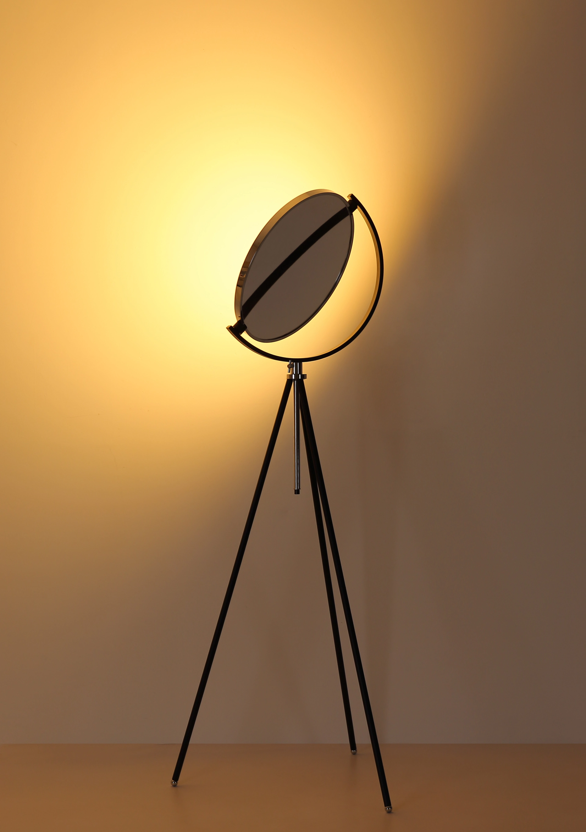 STEHLEUCHTE METALL SCHWARZ MATT, 1XLED