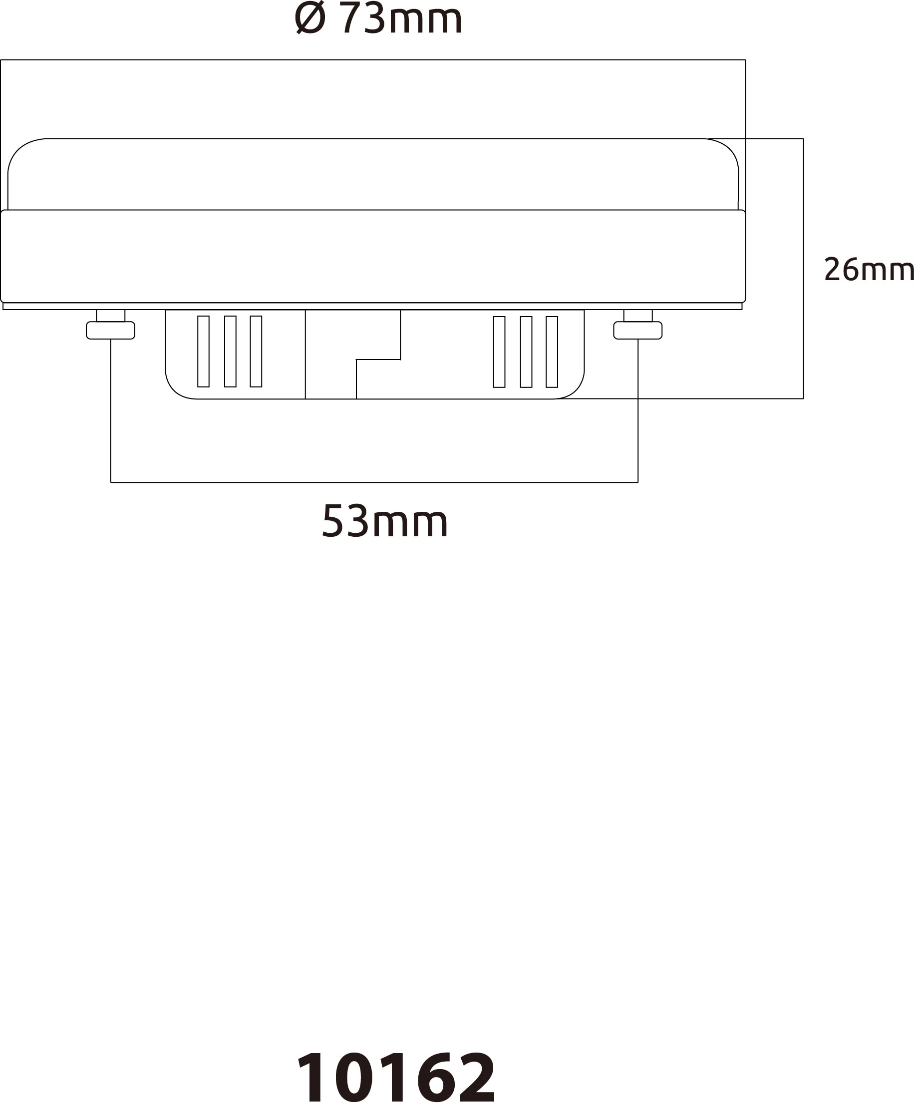 LED LEUCHTMITTEL KUNSTSTOFF OPAL, 1XGX53 LED