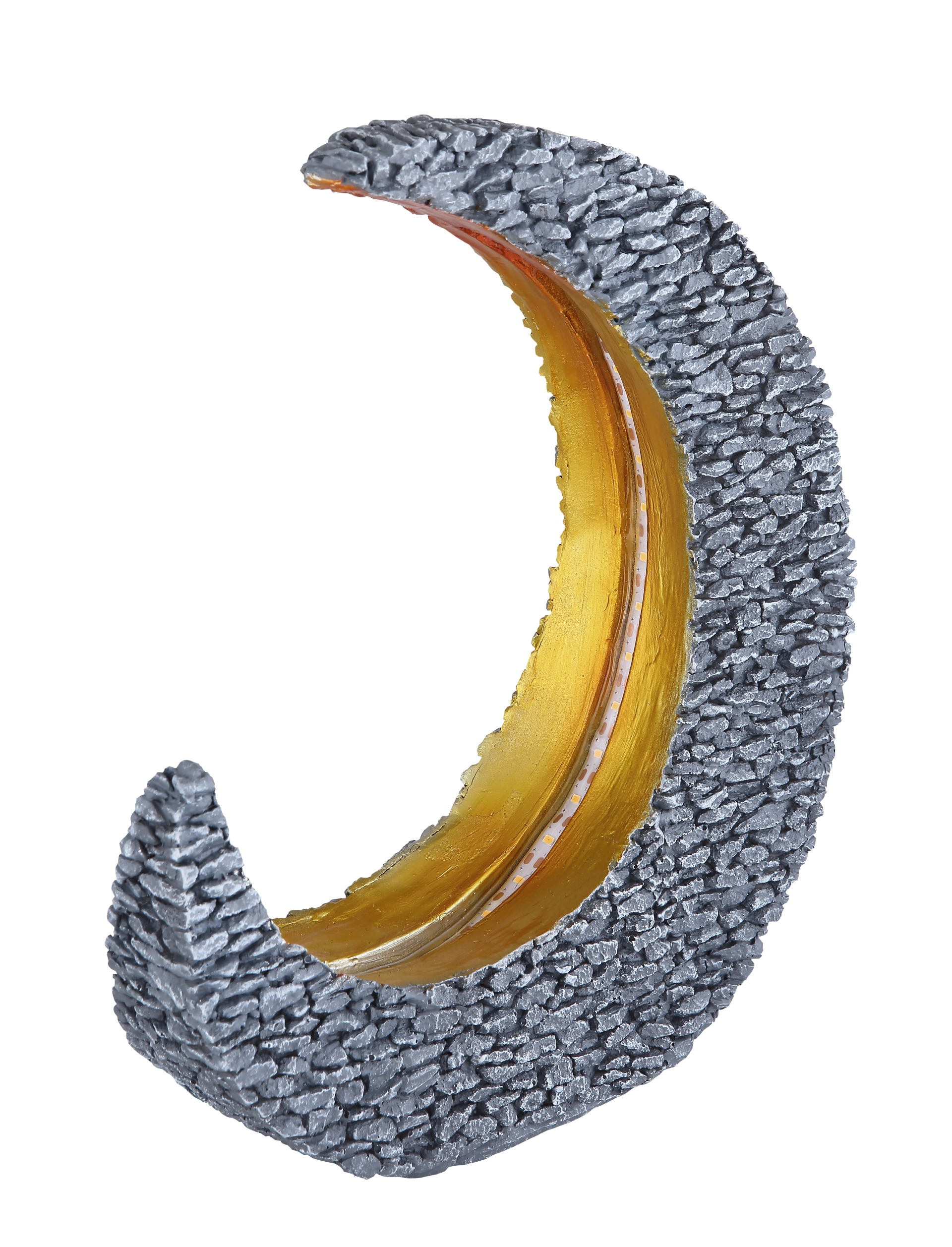 SOLARLEUCHTE KUNSTSTOFF STEINGRAU, 25XLED