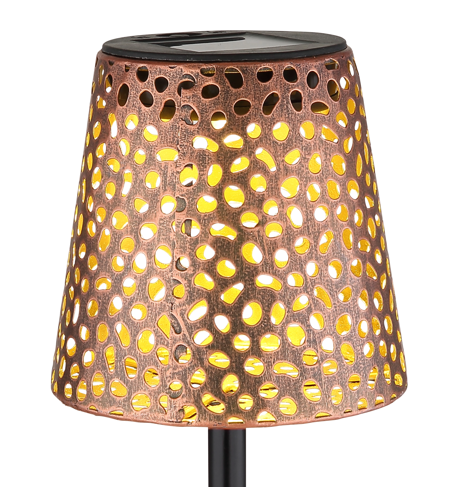 SOLARLEUCHTE METALL KUPFER, 1XLED