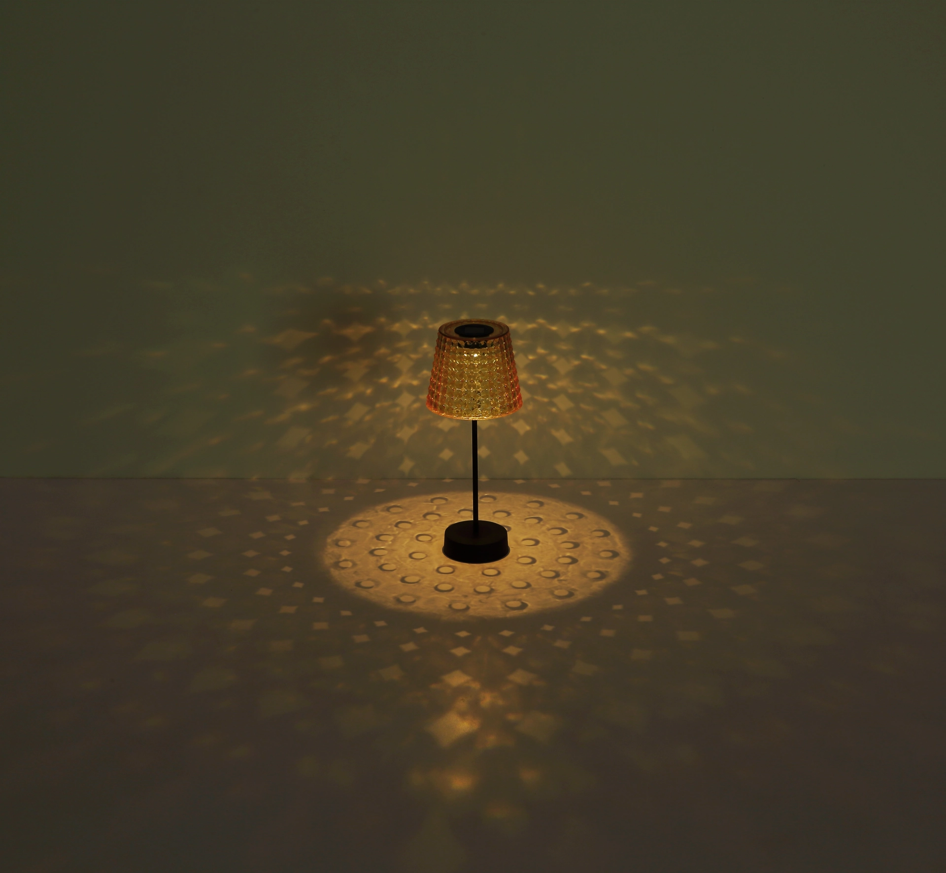 SOLARLEUCHTE KUNSTSTOFF SCHWARZ MATT, 1XLED