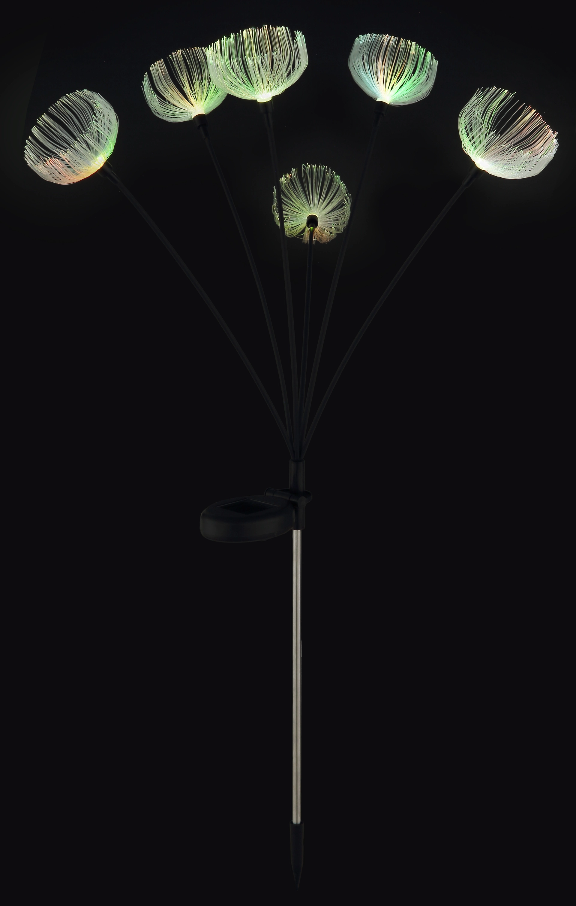 SOLARLEUCHTE EDELSTAHL, 6XRGB LED