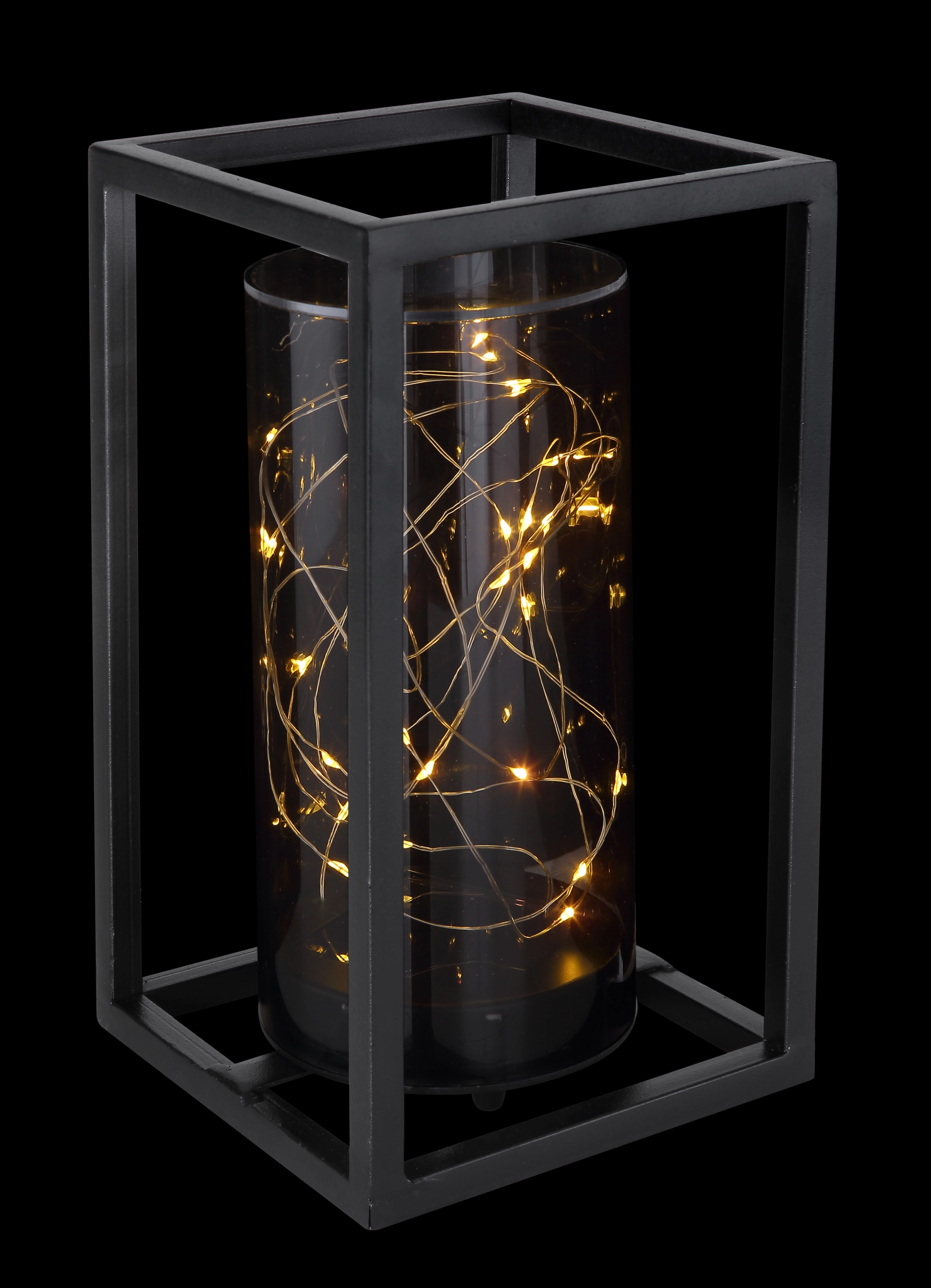 SOLARLEUCHTE METALL SCHWARZ, 30XLED