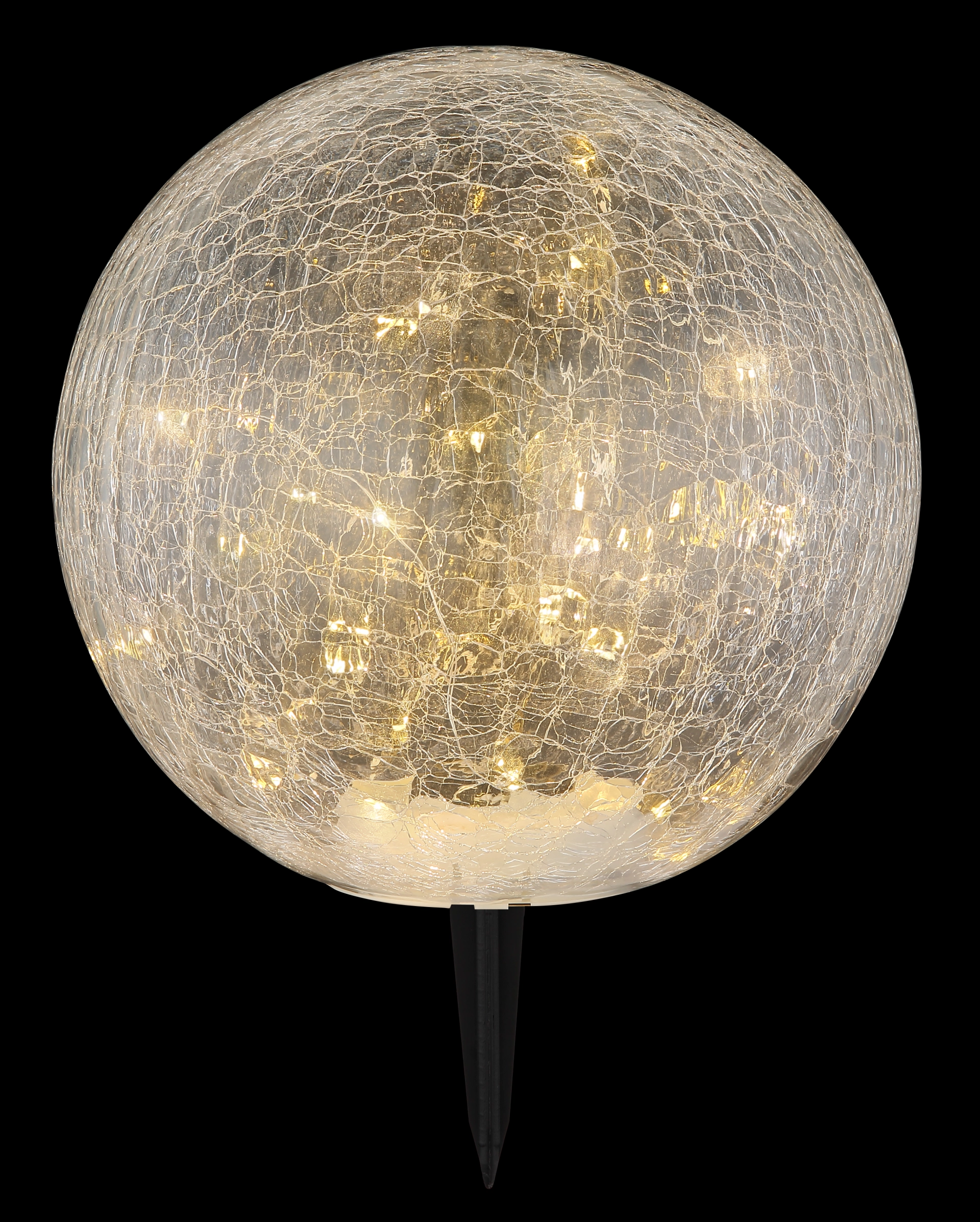 SOLARLEUCHTE KUNSTSTOFF SCHWARZ, 30XLED