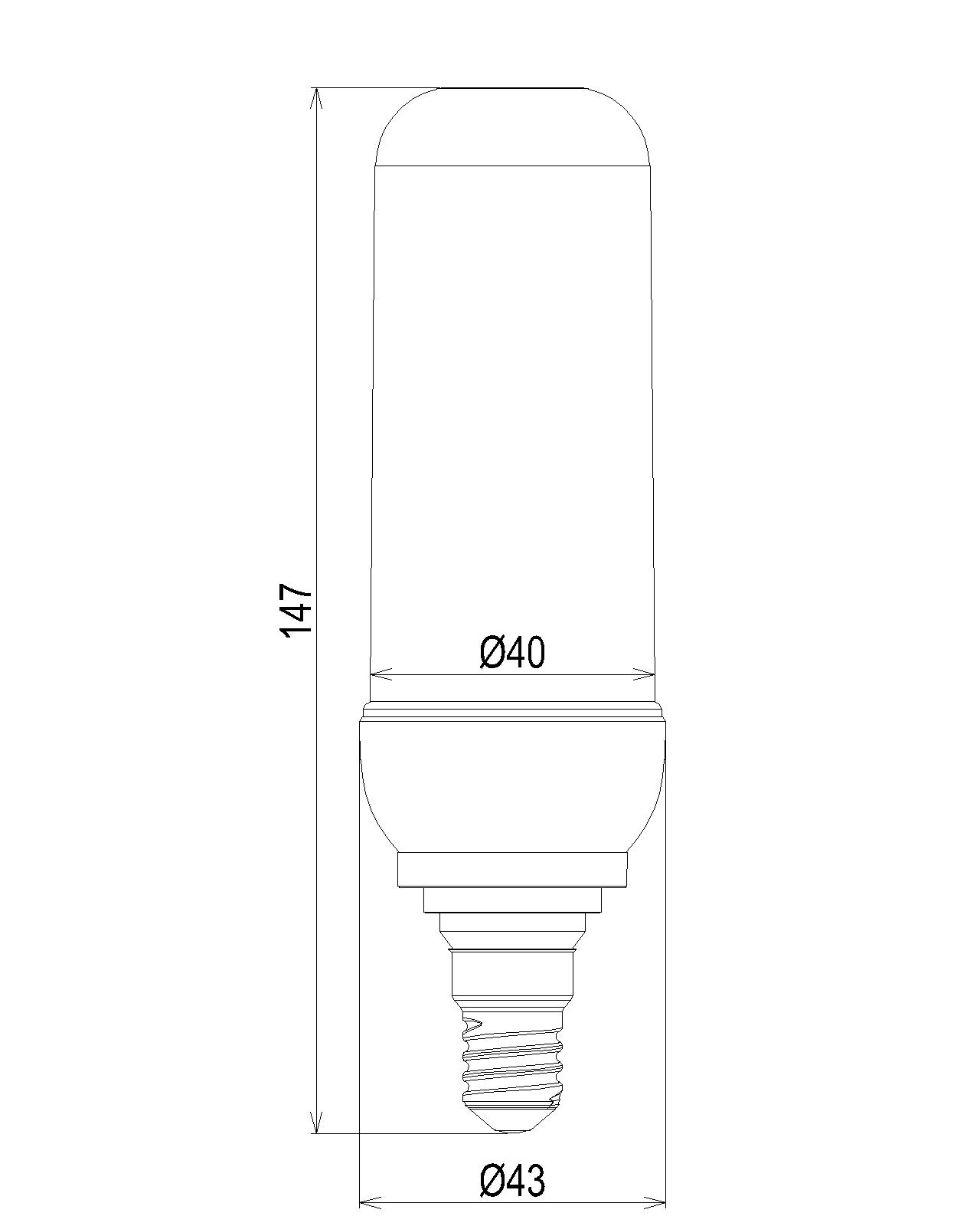 LED LEUCHTMITTEL KUNSTSTOFF OPAL, 1XE14 LED