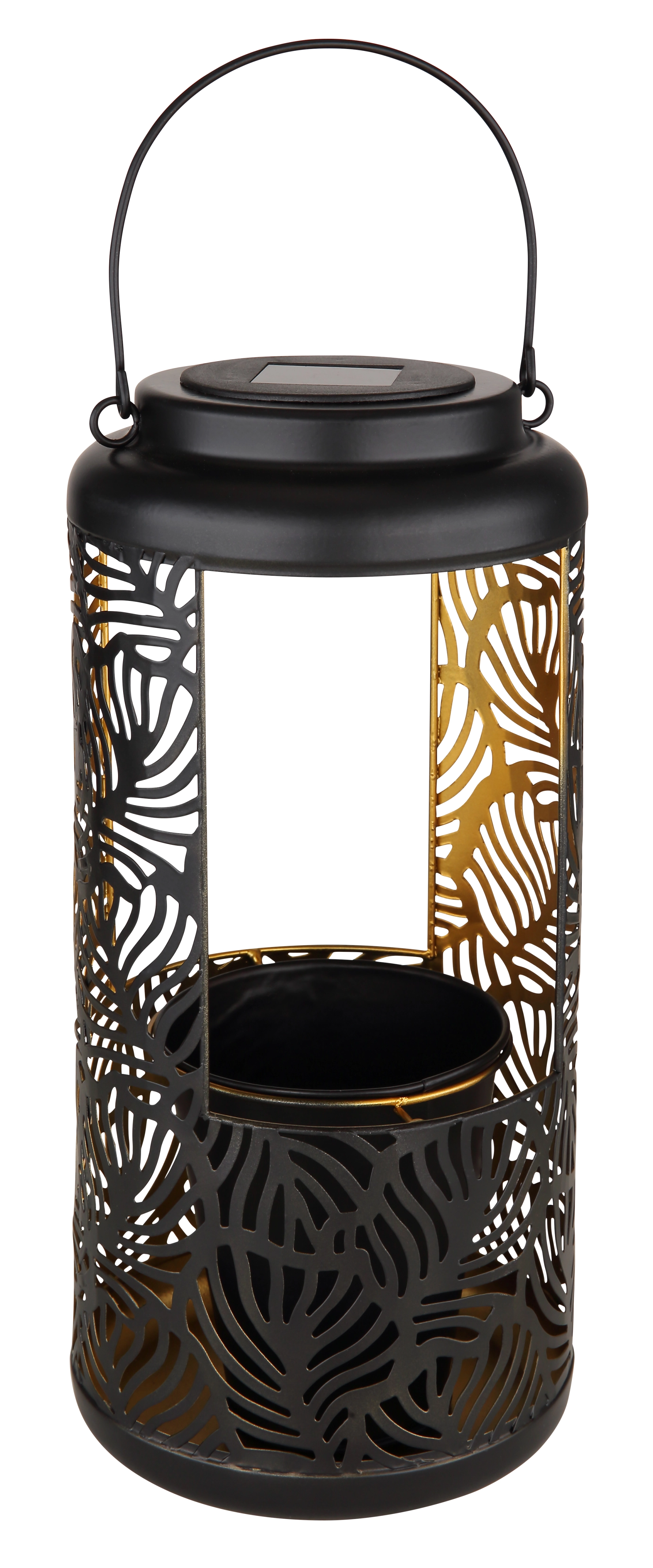 SOLARLEUCHTE METALL SCHWARZ, 1XLED