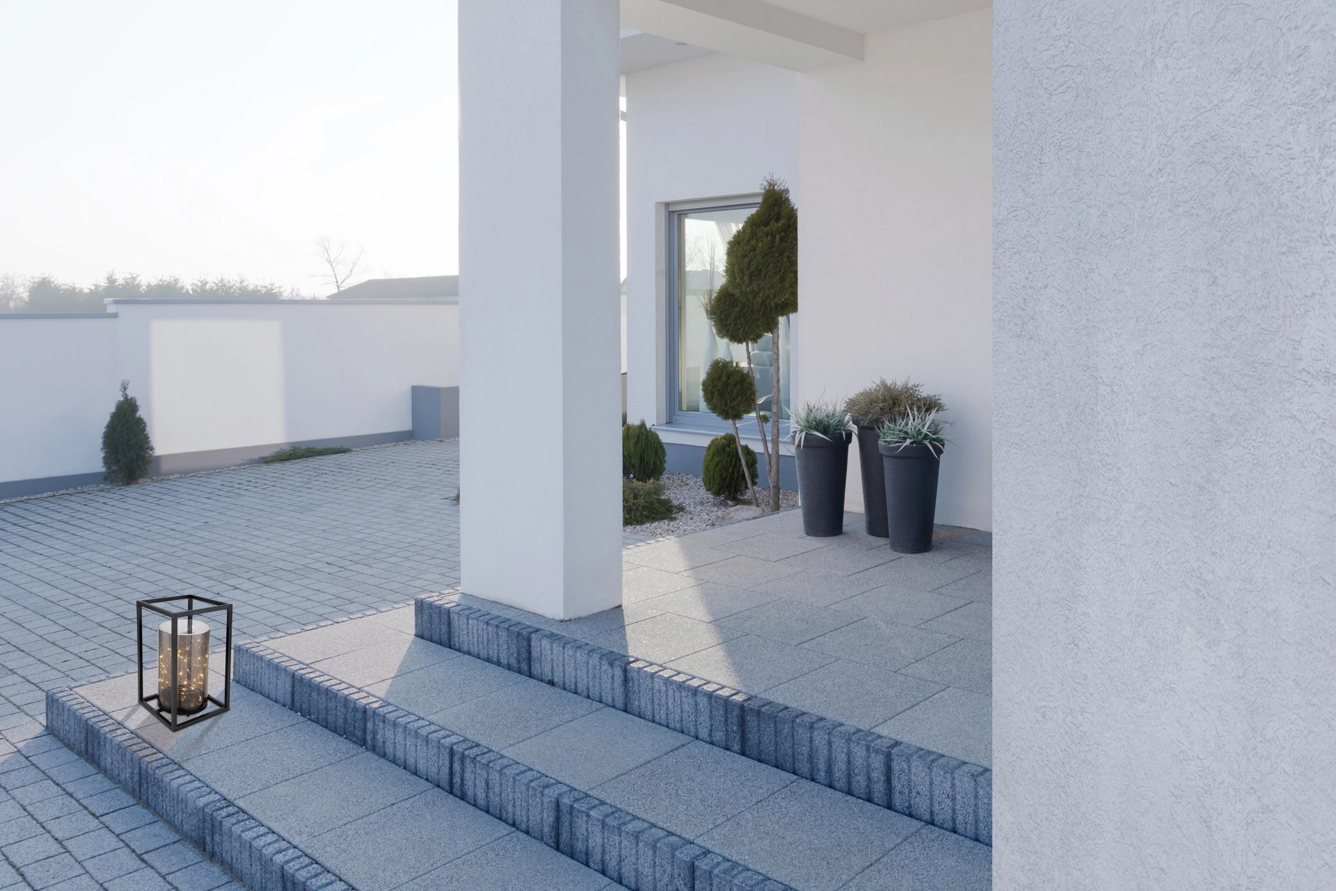 SOLARLEUCHTE METALL SCHWARZ, 40XLED