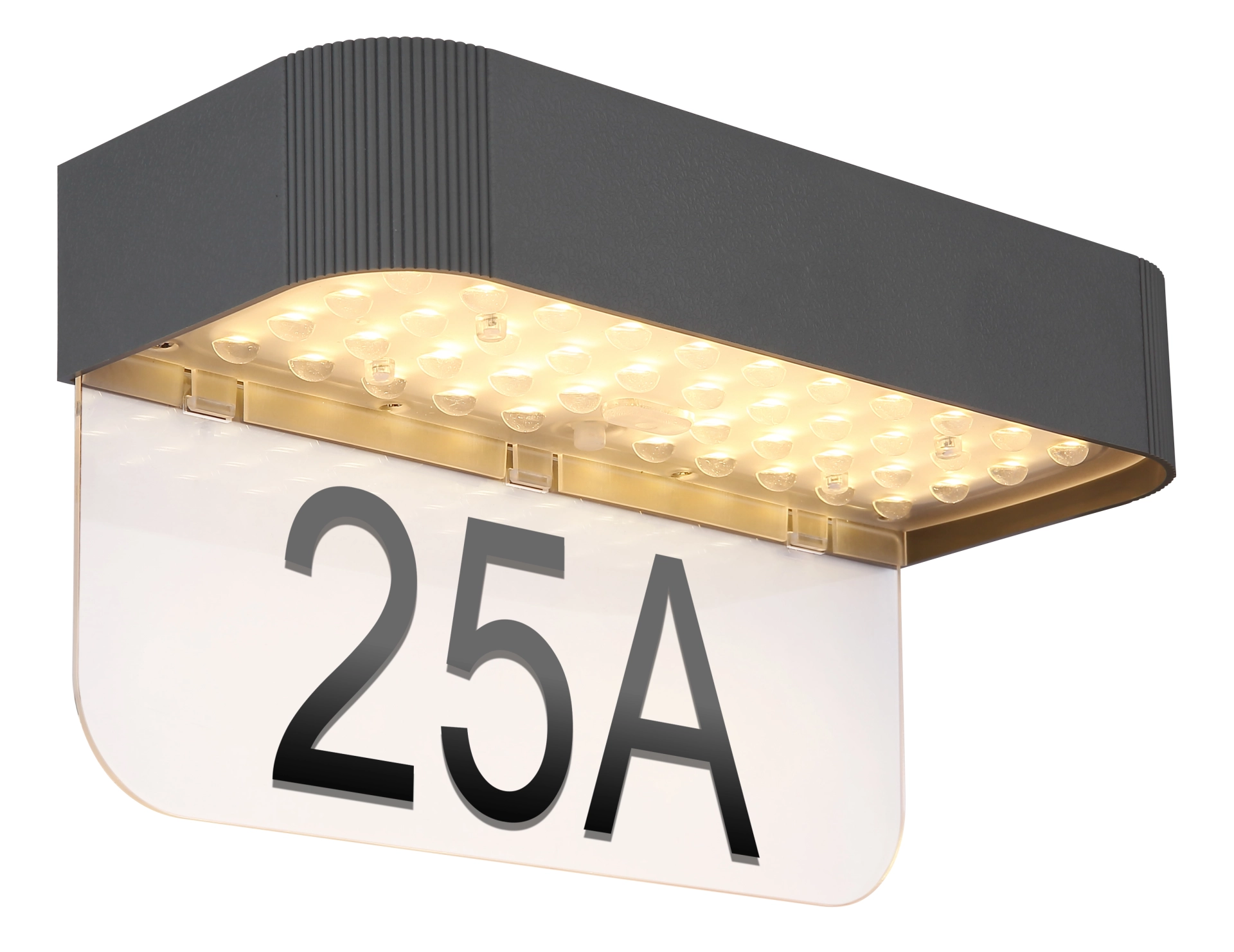 SOLARLEUCHTE KUNSTSTOFF GRAU, 1XLED