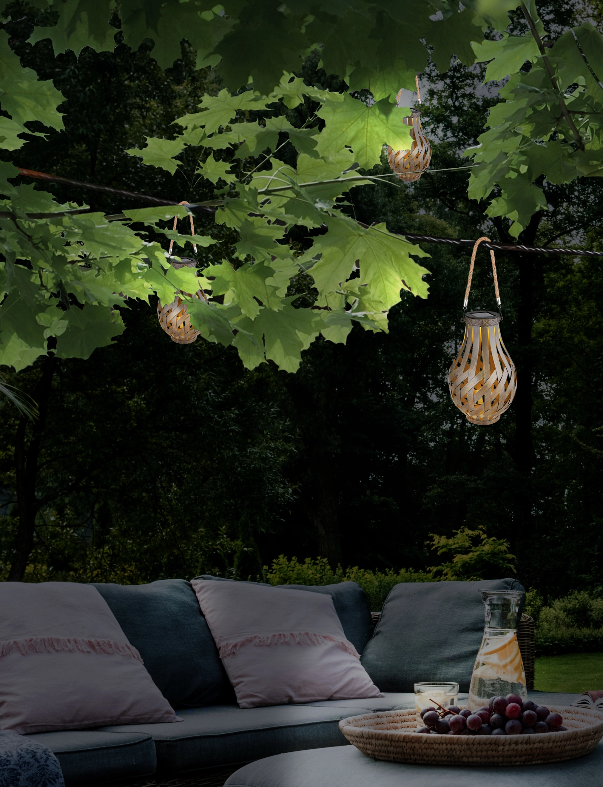 SOLARLEUCHTE KUNSTSTOFF SCHWARZ, 1XLED