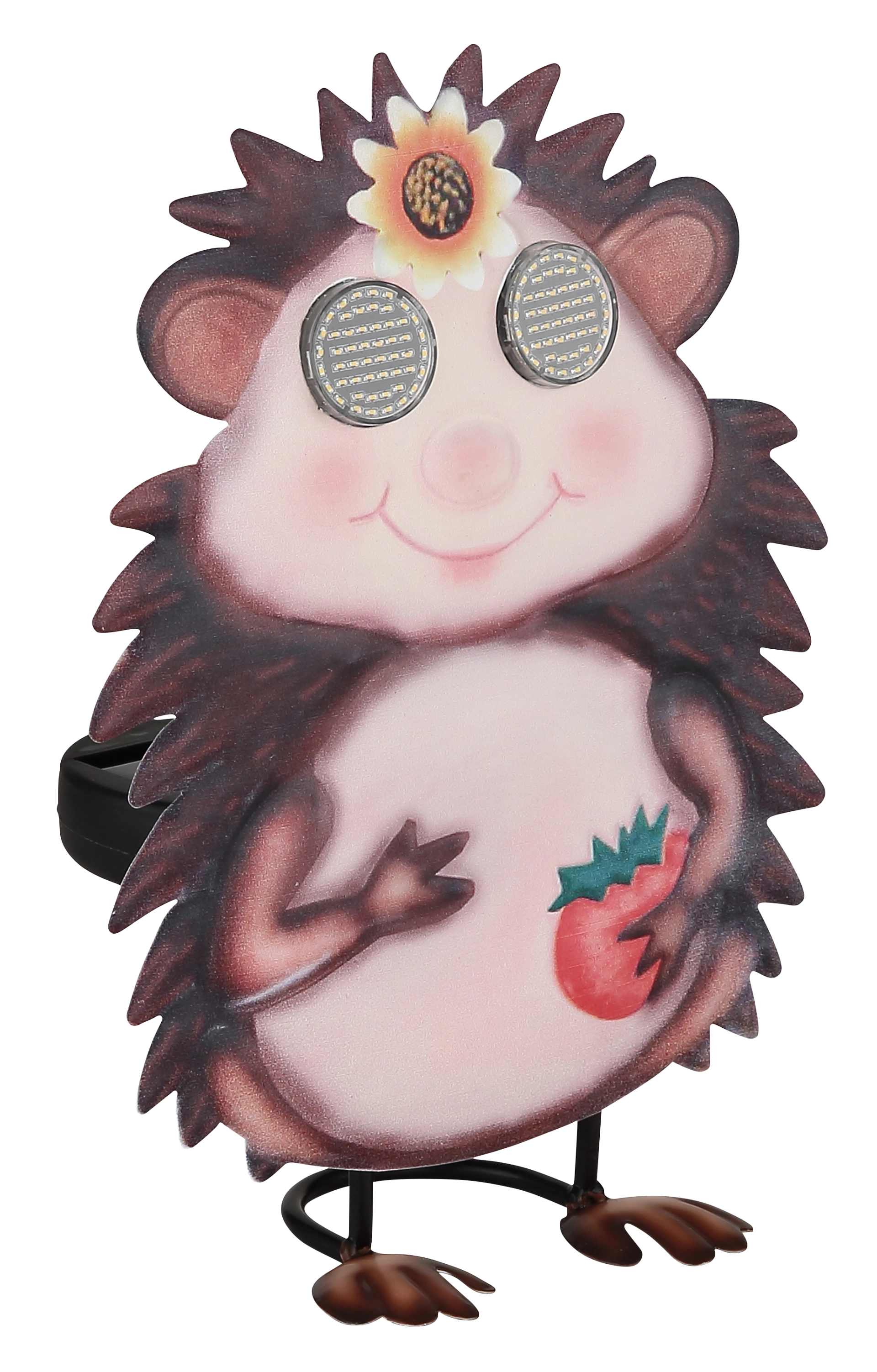 SOLARLEUCHTE METALL BRAUN, 104XLED