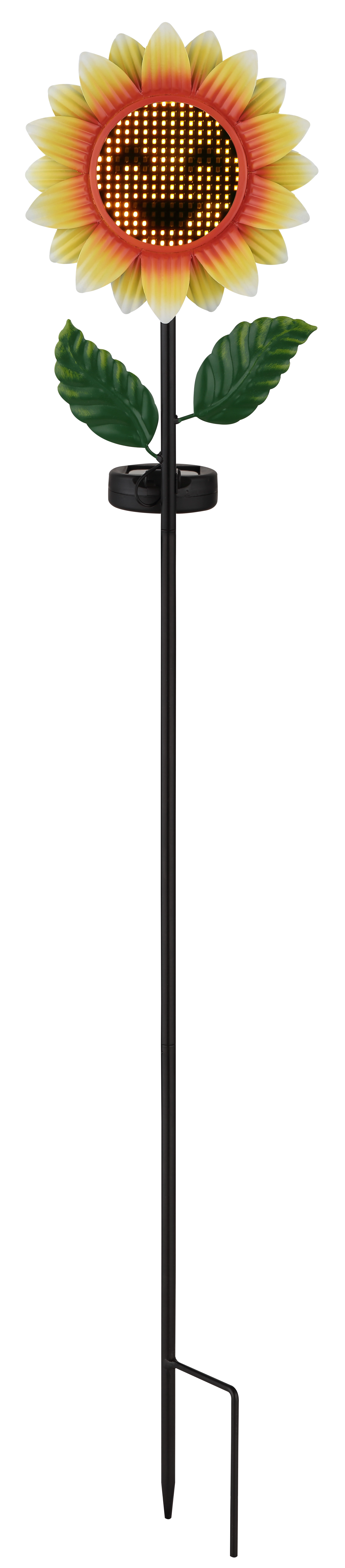 SOLARLEUCHTE METALL SCHWARZ MATT, 200XLED