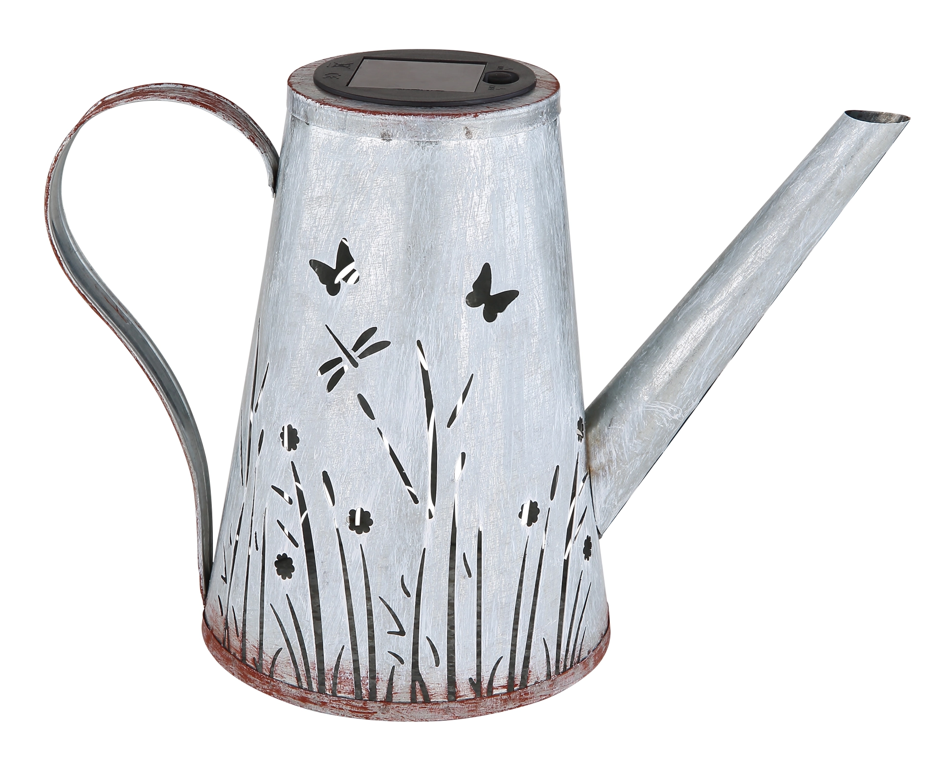 SOLARLEUCHTE METALL BLAU, 1XLED