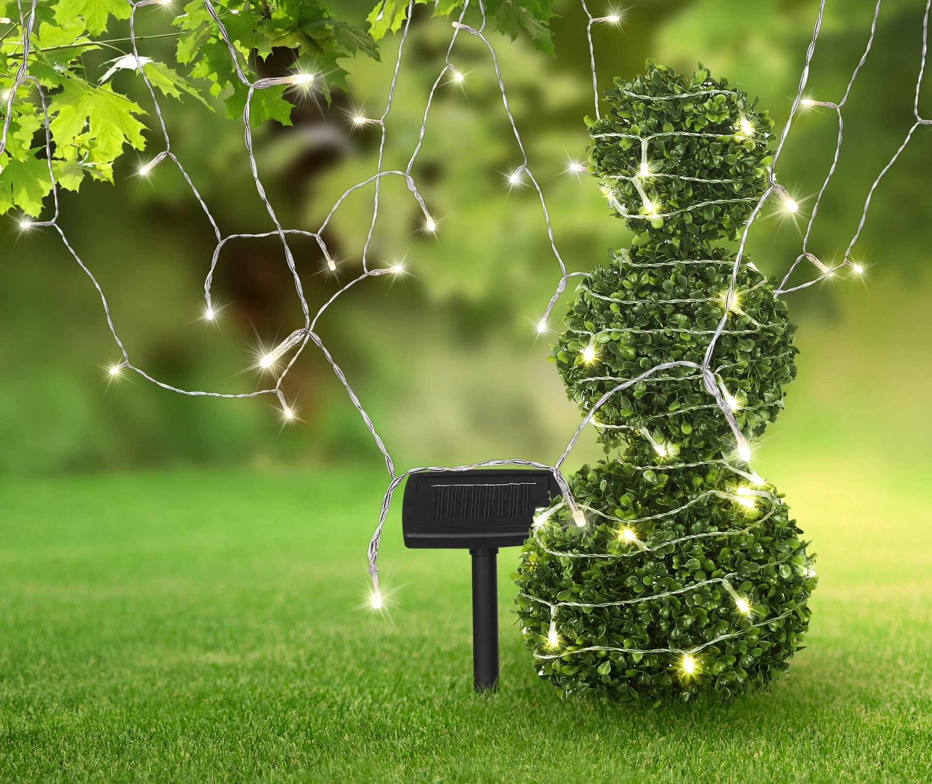 QUINTO SOLAR | Kunststoff schwarz | Außen | LED