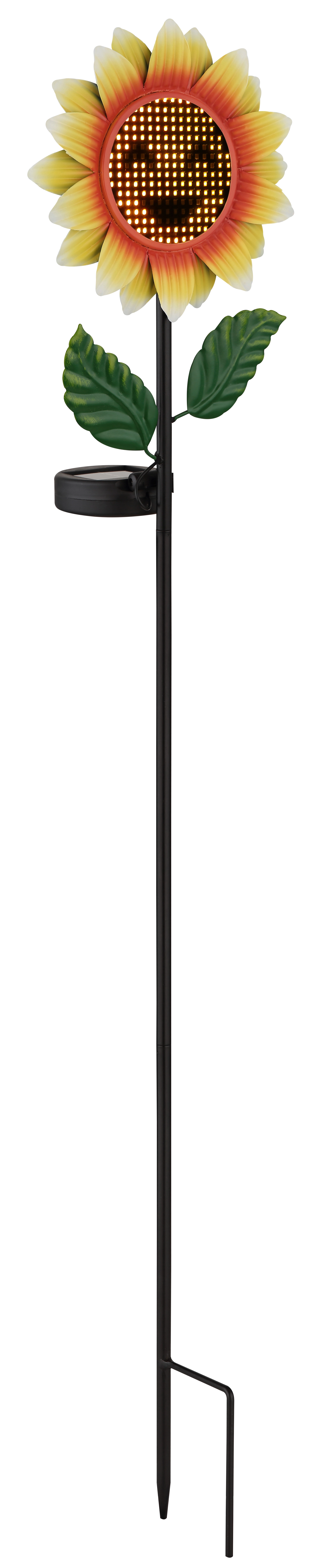 SOLARLEUCHTE METALL SCHWARZ MATT, 200XLED