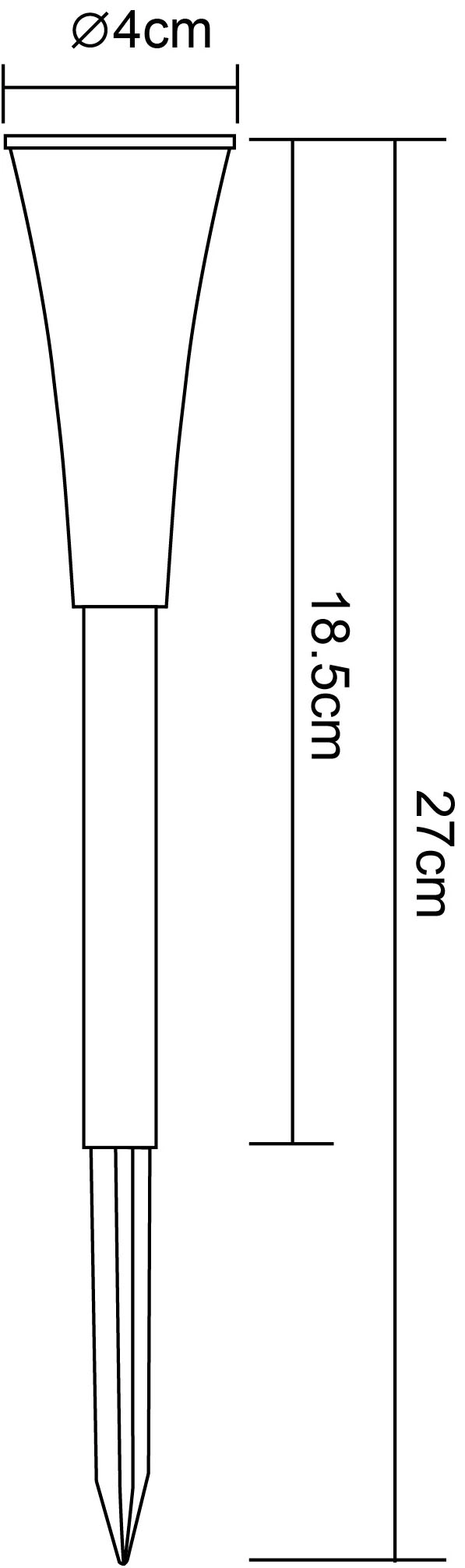 SOLARLEUCHTE EDELSTAHL, 1XRGB LED
