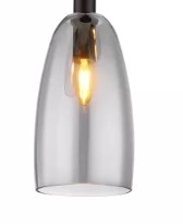 ERSATZGLAS RAUCHFARBEN, DURCHMESSER 14CM