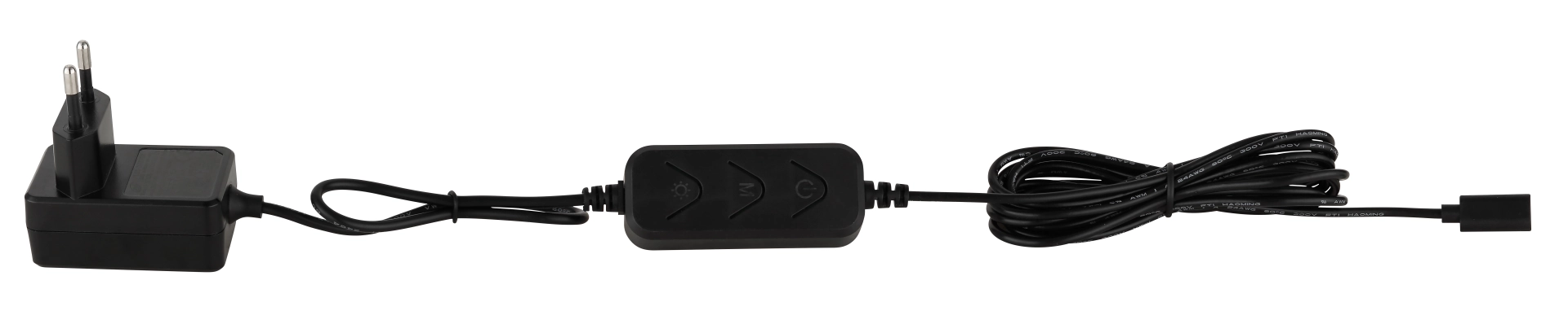 LED-BAND KUNSTSTOFF SCHWARZ MATT, 1XLED