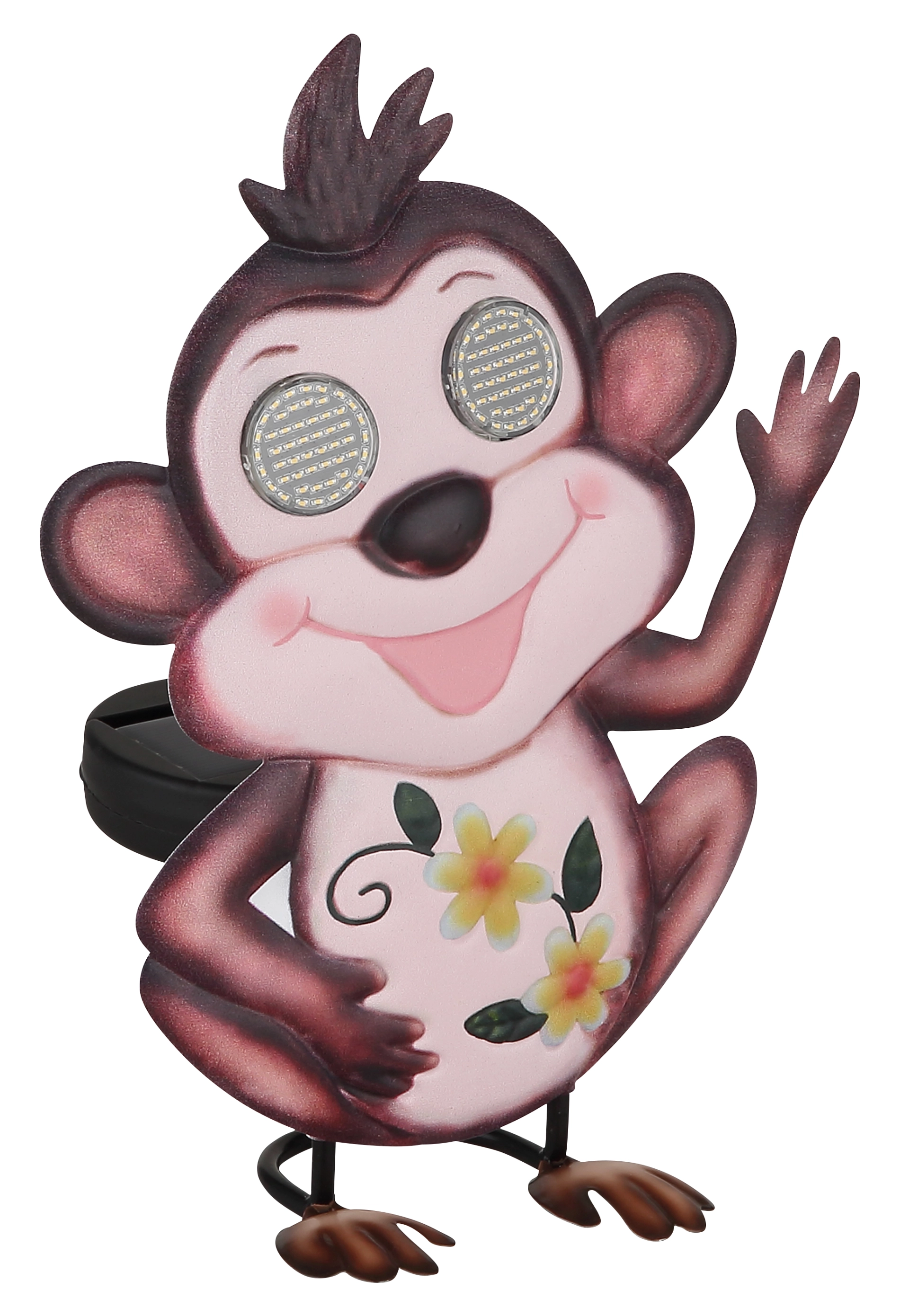 SOLARLEUCHTE METALL BRAUN, 104XLED