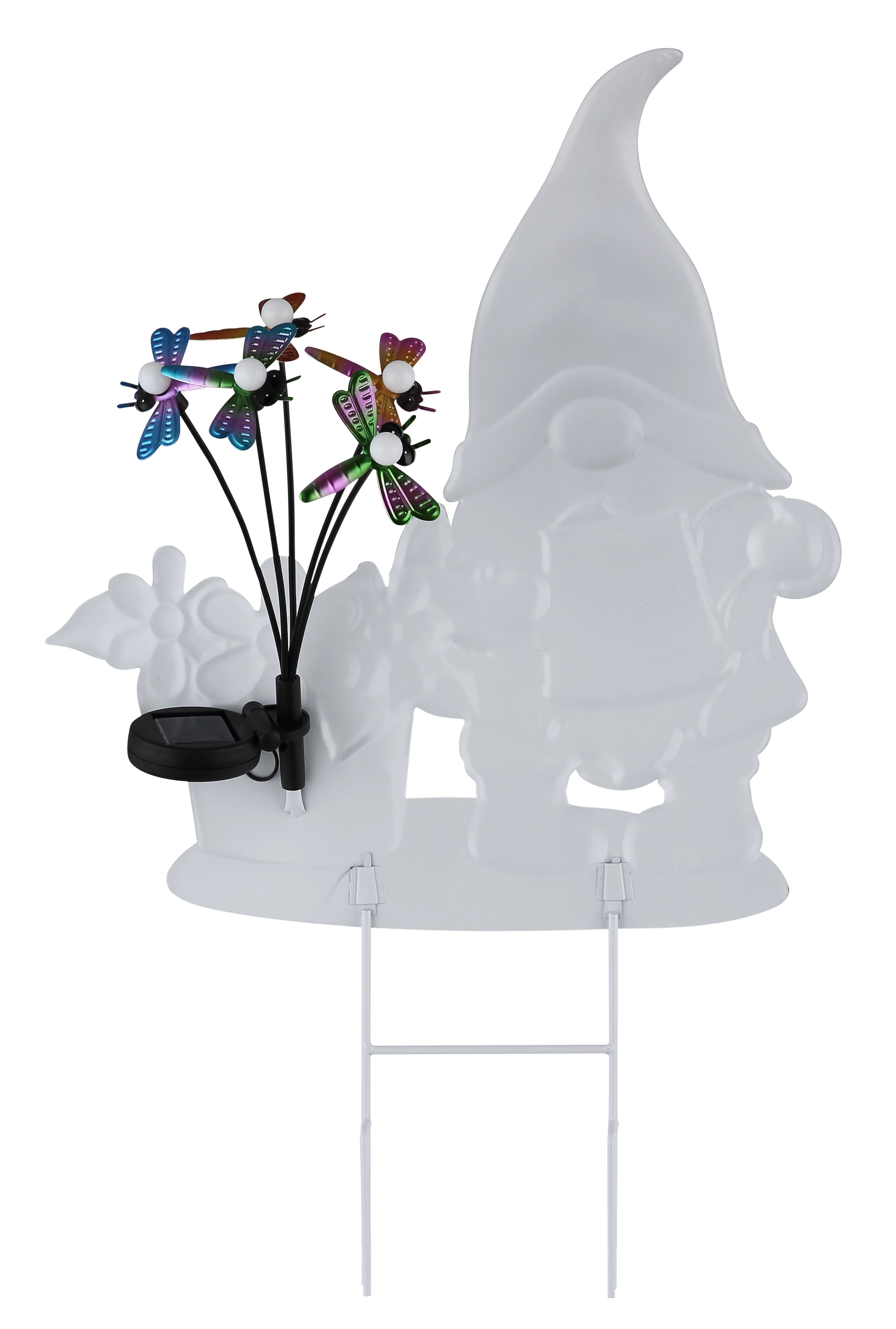 SOLARLEUCHTE METALL BUNT, 5XLED